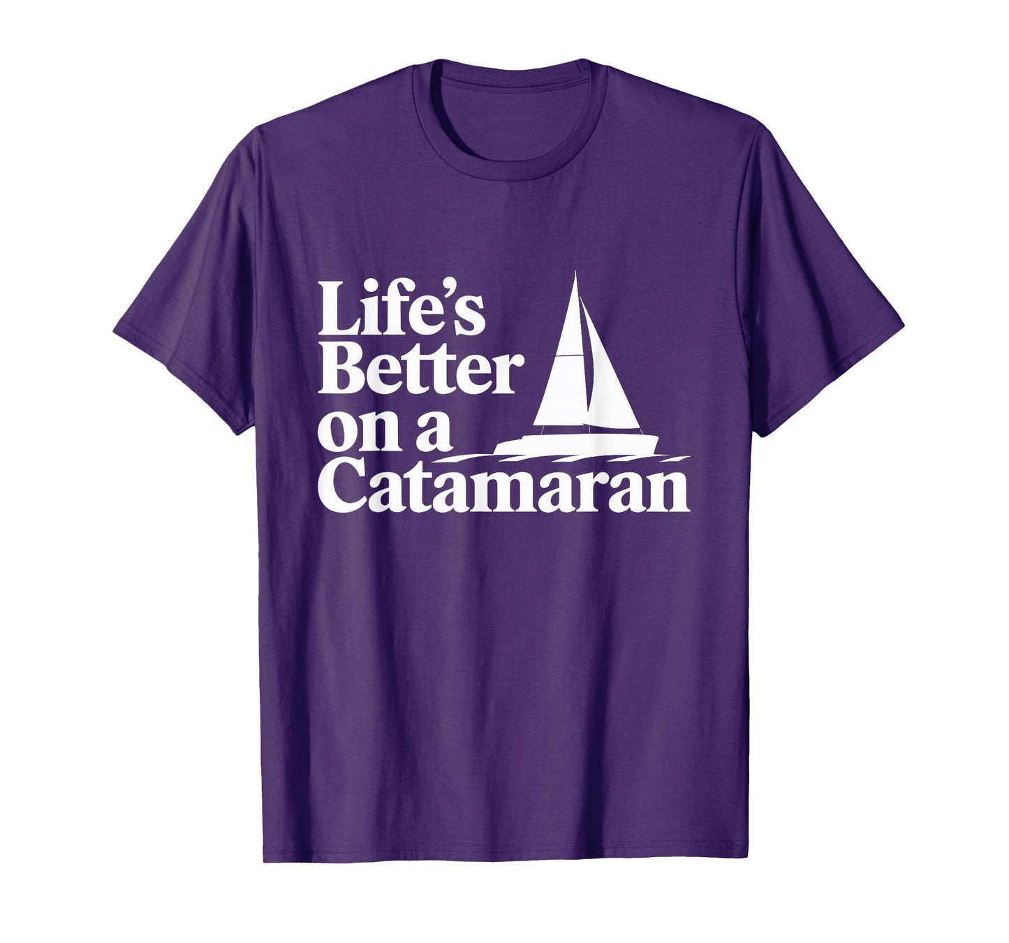Catamaran Sailing Yachting Boating Ocean Explorer Maritime T-Shirt
