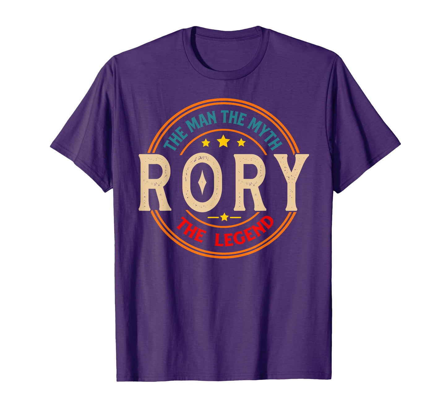 RORY The Man The Myth The Legend Vintage Personalized T-Shirt