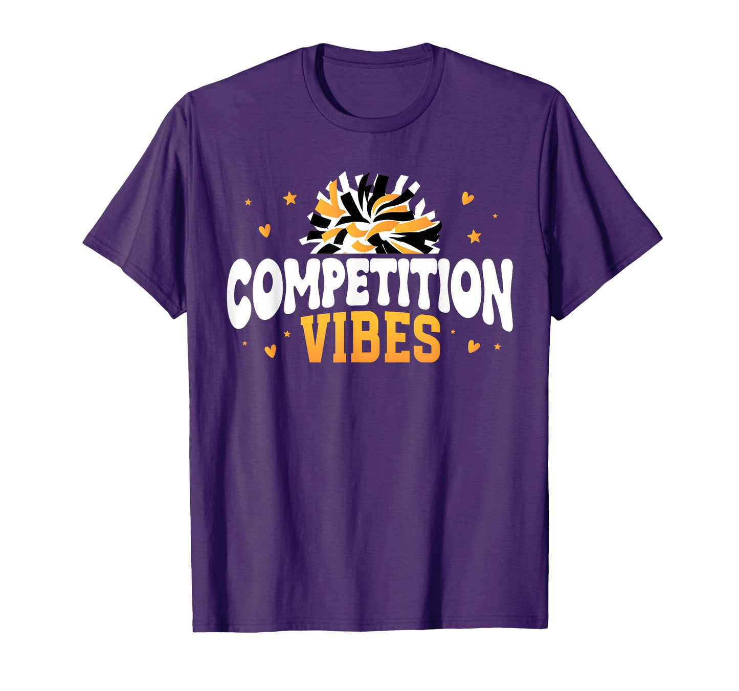 Competition Vibes Cheer Comp Day Cheerleader Competition Day T-Shirt