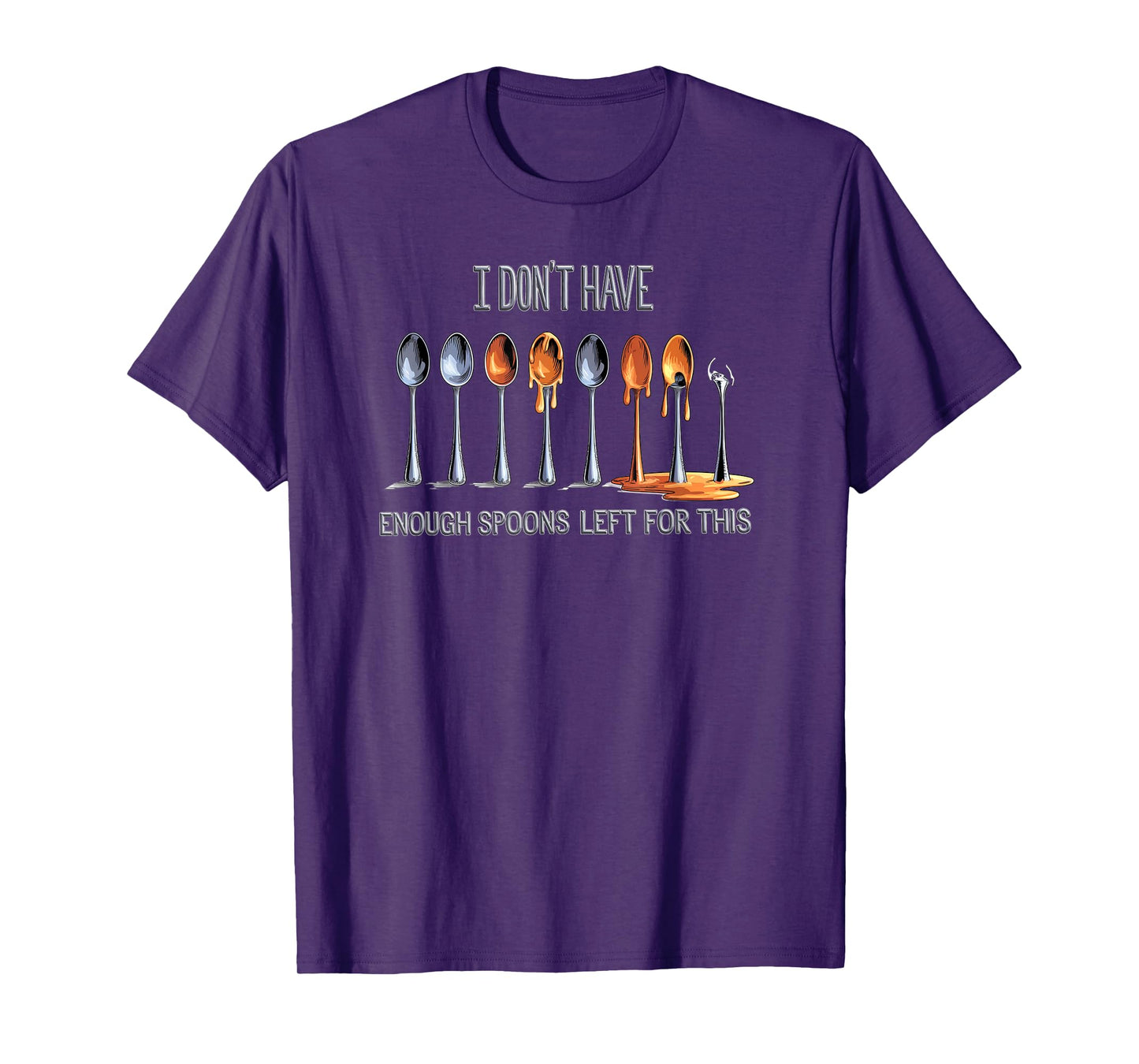 Spoon Theory Chronic Illness Energy Management T-Shirt