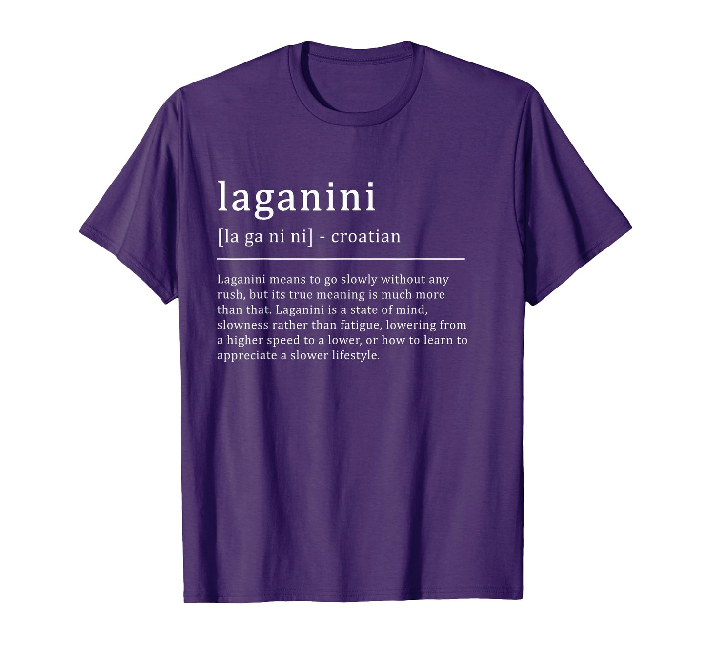Laganini Definition Croatian T-Shirt