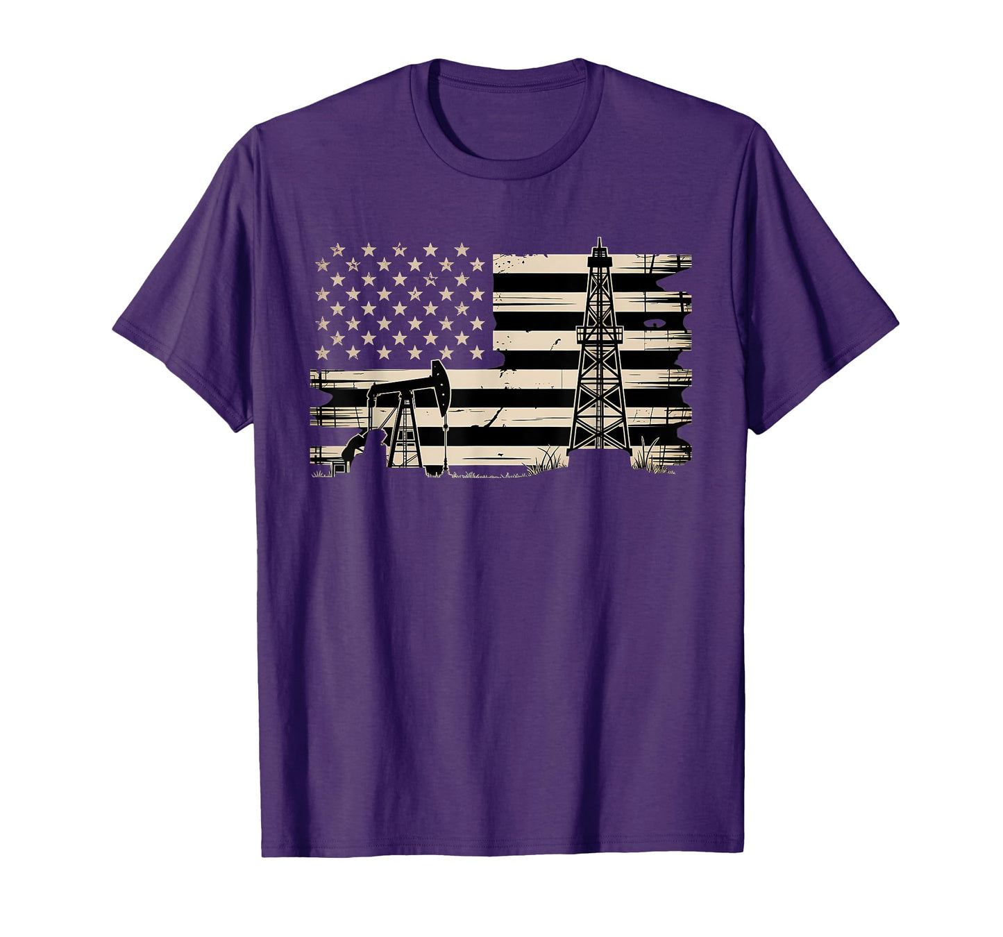 Oilfield Worker Oil Rig Drilling Oilman Oil Worker T-Shirt