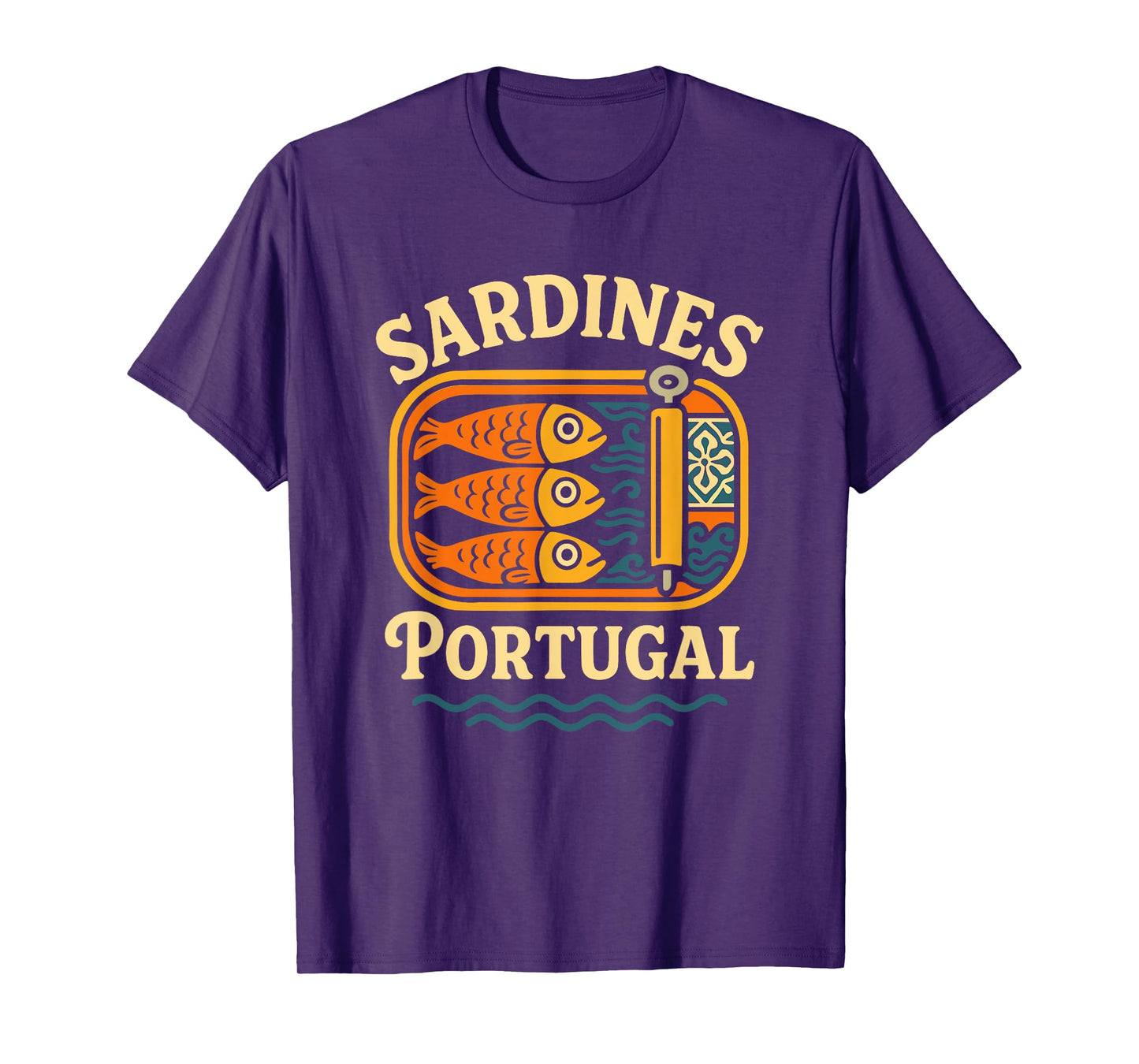 Sardines Tinned Fish Retro Vintage Tin Fish T-Shirt