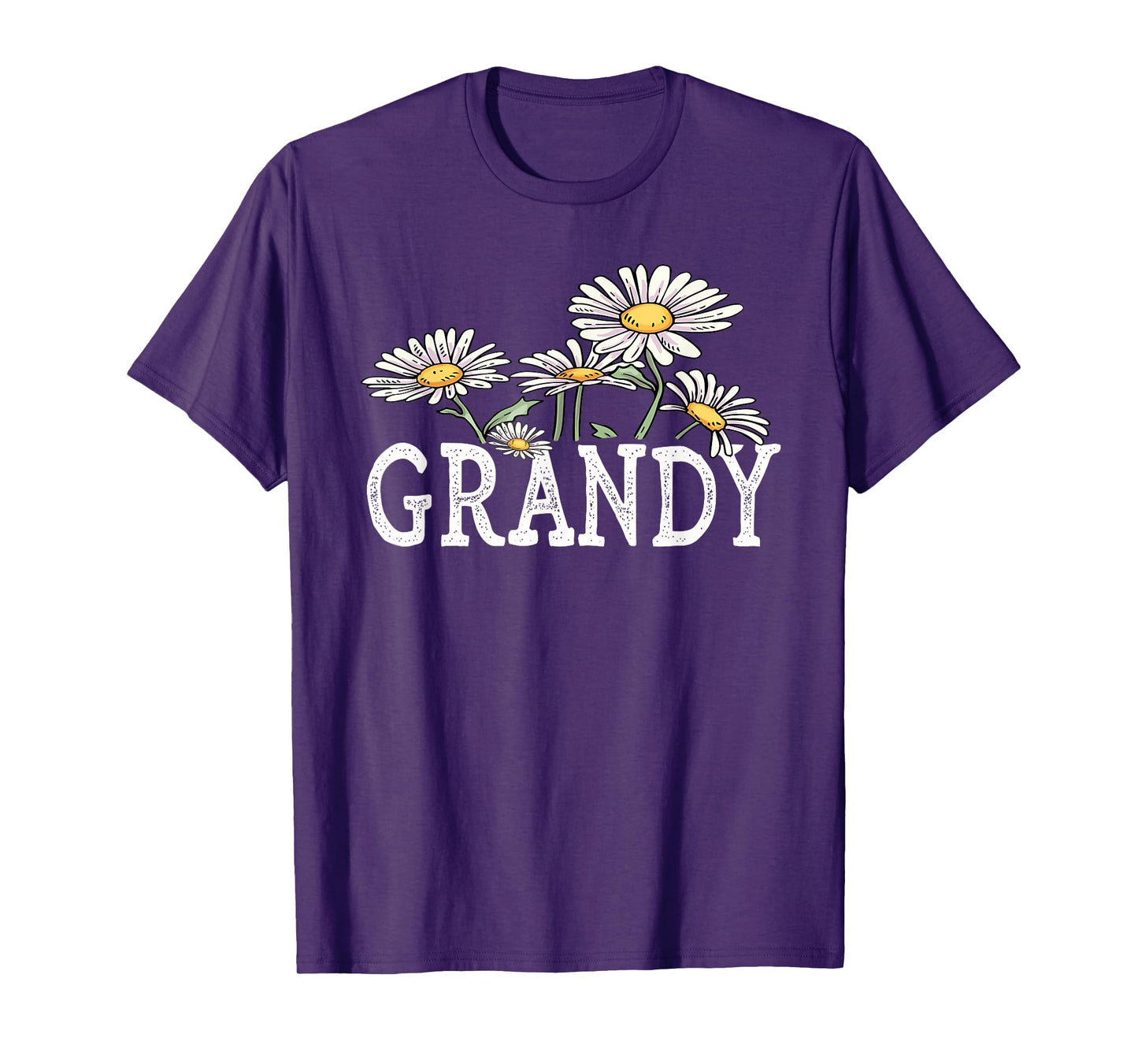 Grandy Floral Chamomile Design Mother's Day Gifts Grandy T-Shirt