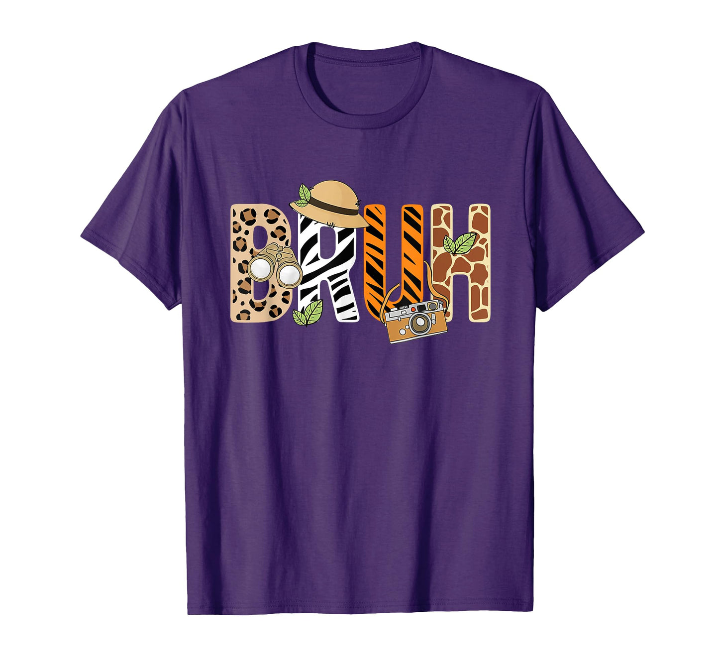 Bruh Zookeeper Safari Funny Animal Wildlife Boys Kids T-Shirt