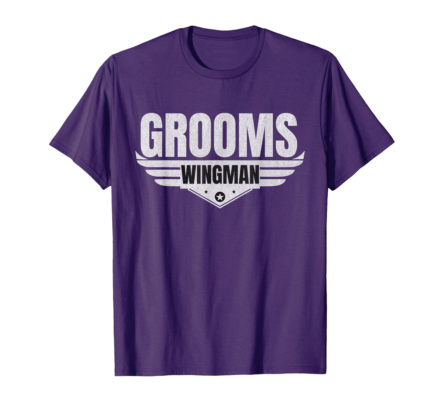 Grooms Wingman Funny Wedding Groomsmen Bachelor Design Gifts T-Shirt