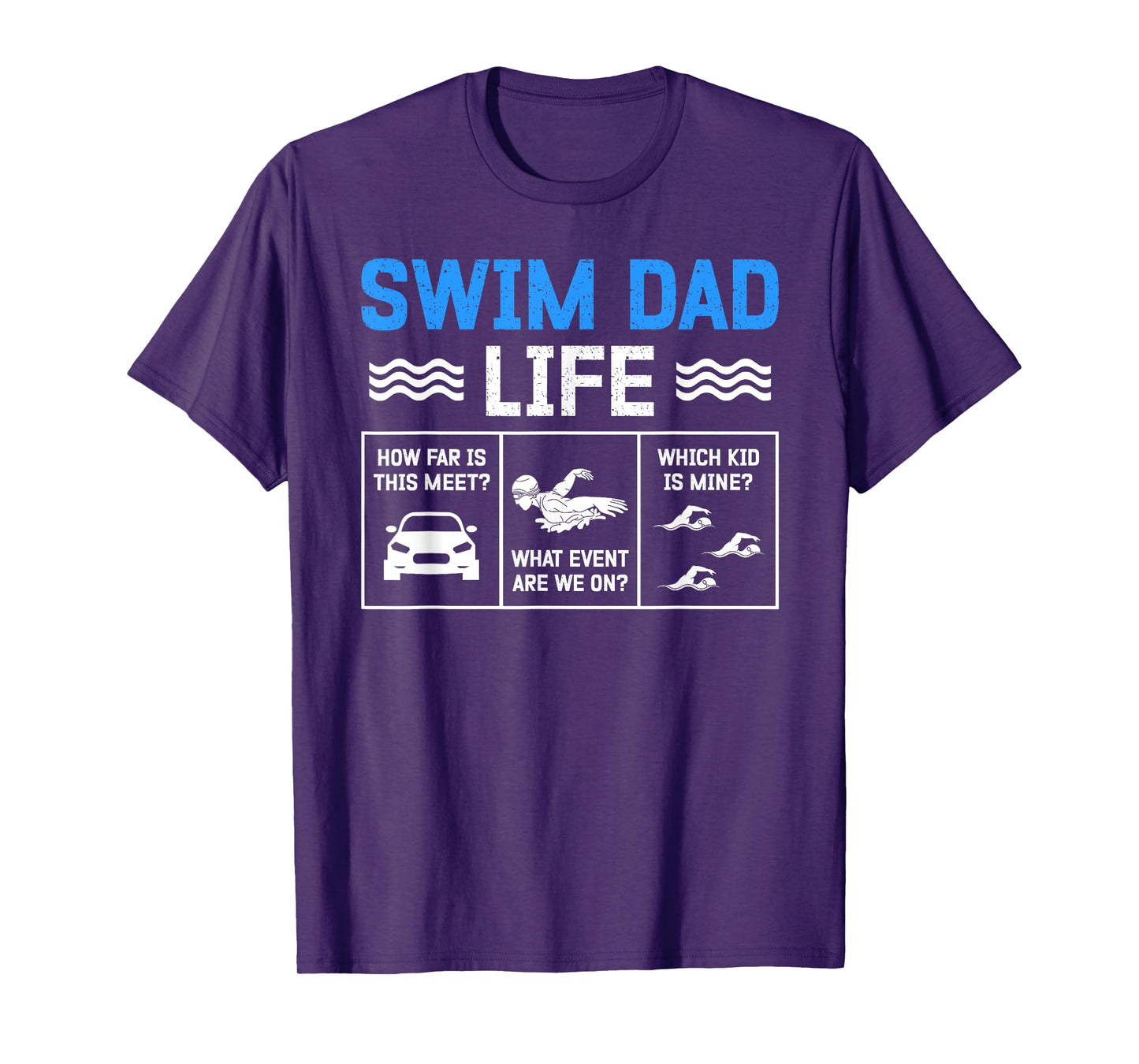 Swim Dad Life Swimming Dad Of A Swimmer Dad Swim Father T-Shirt