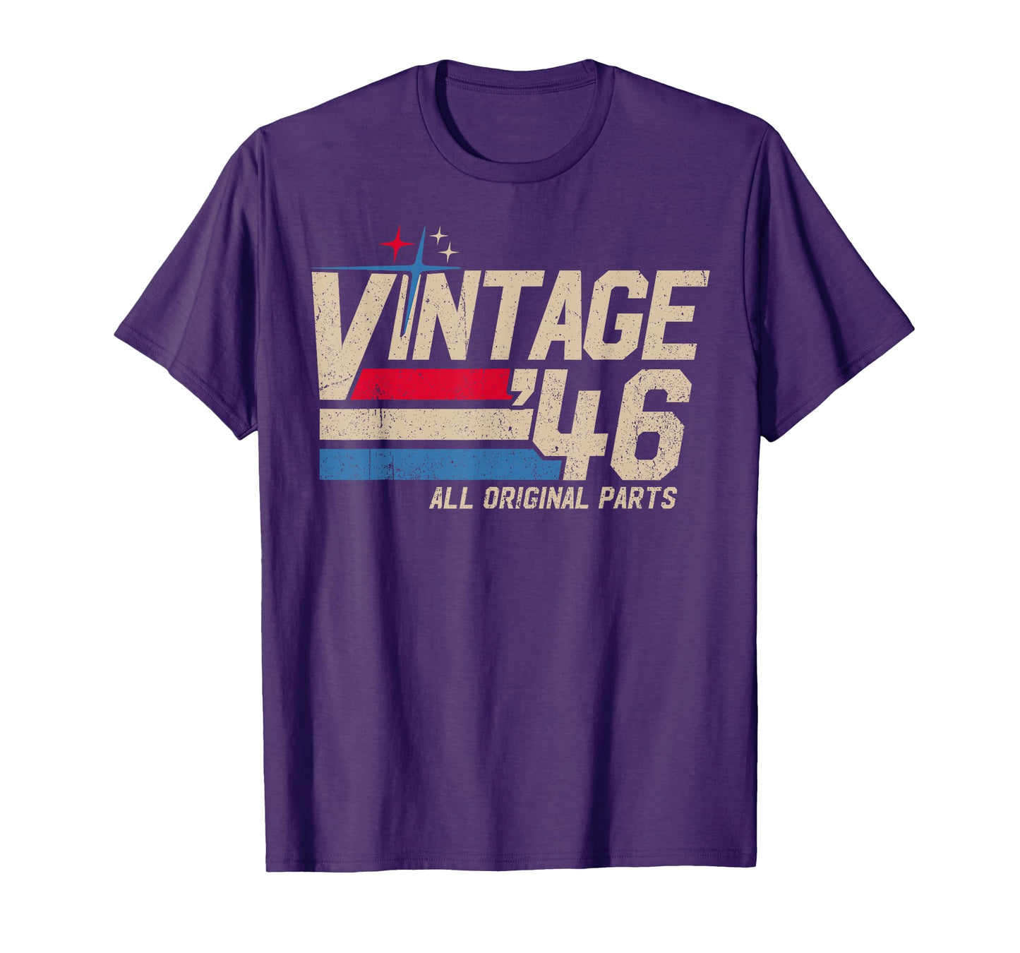 Vintage 1946 Retro 79th Birthday for Men Woman 79 Years Old T-Shirt