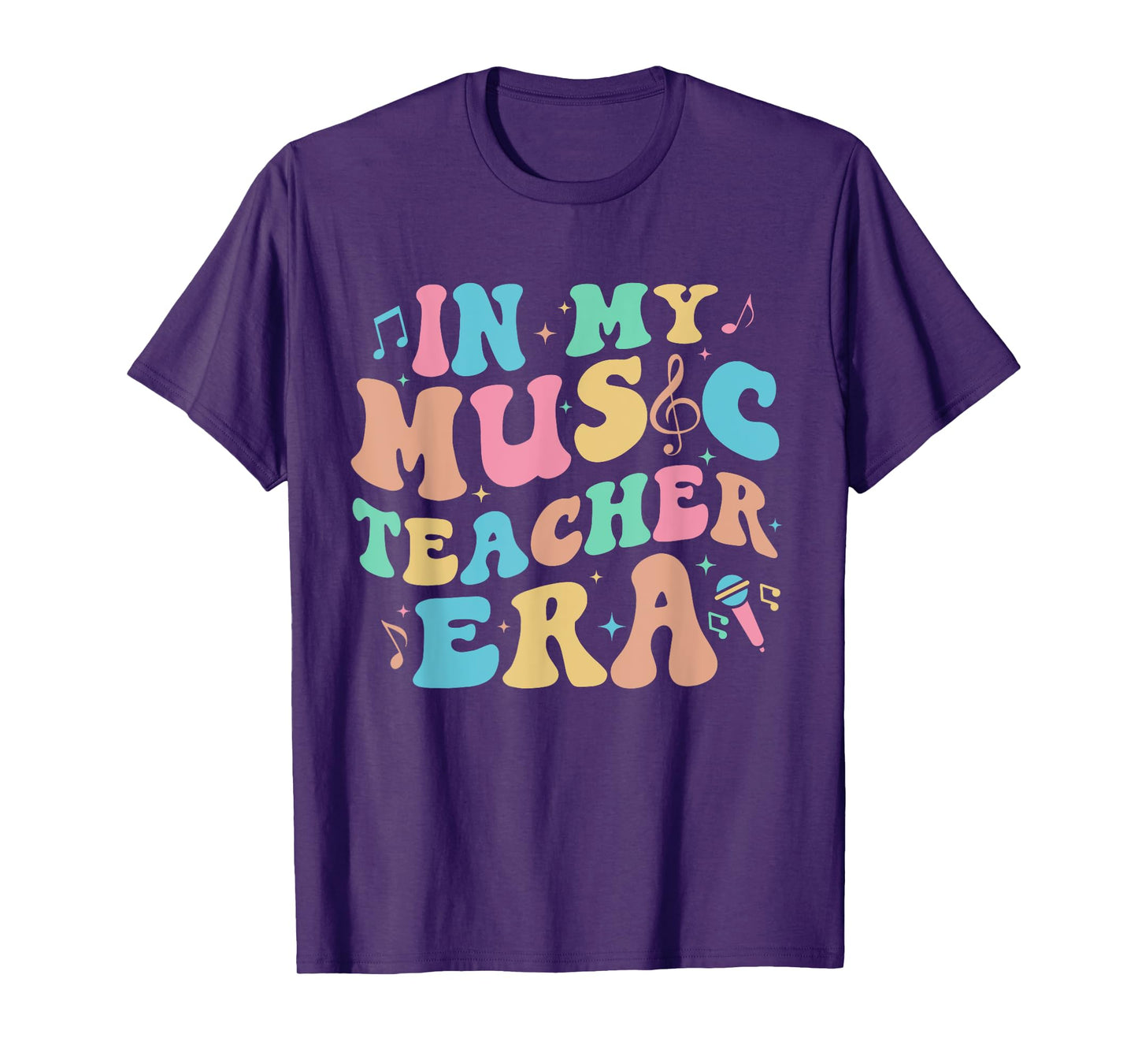 In My Music Teacher Era Back to School Squad Music Teacher Men Women T-Shirt
