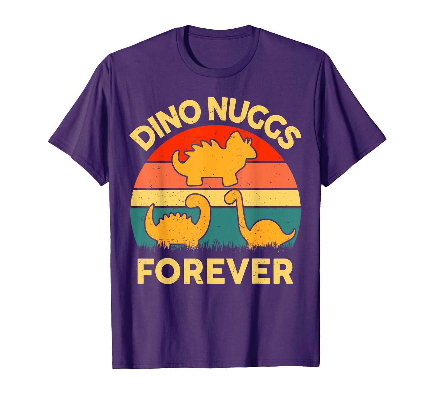 Kids Dino Nuggs Forever Funny I Love Chicken Nugget Toddler T-Shirt