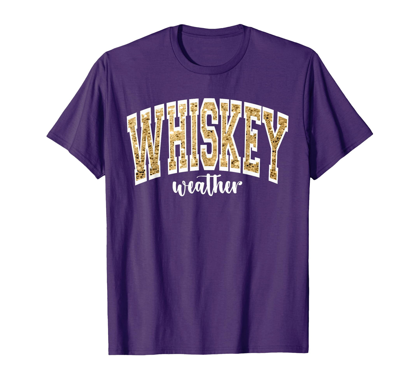 Whiskey Weather Retro College T-Shirt