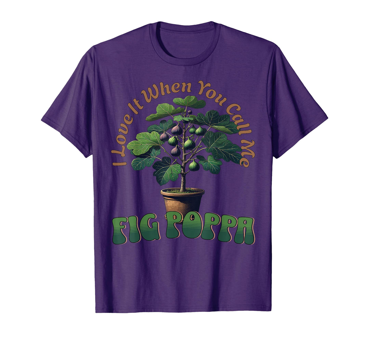 Funny Fig Tree for Gardeners And Fruit Orchard Growers T-Shirt