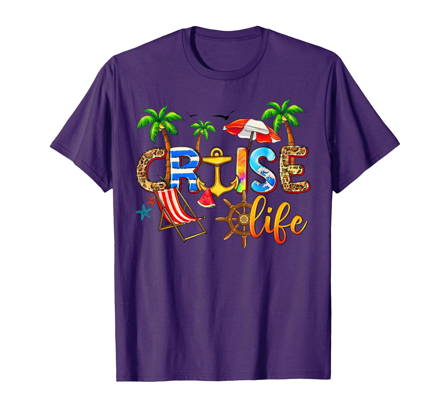 Cruise Life 2024 Summer Vacation Family Matching Men Women Girls Kids T-Shirt