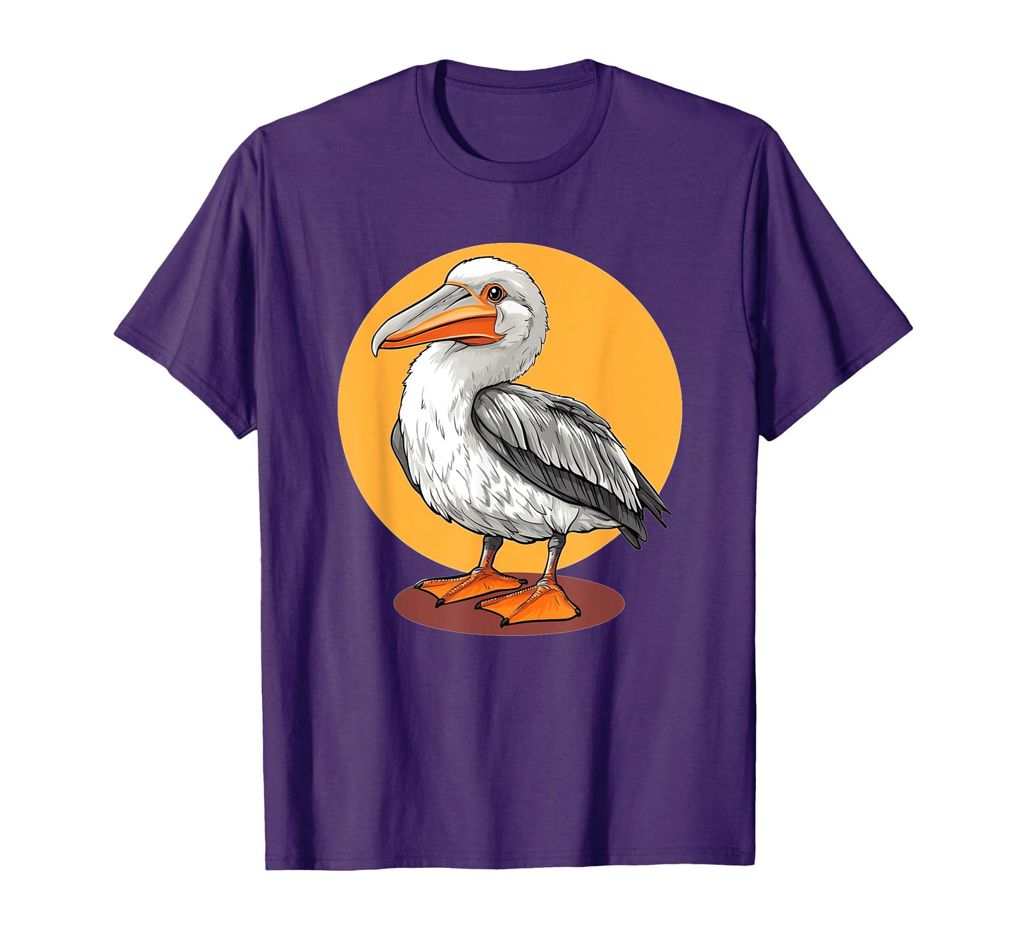 Pelican Illustration Wildlife Coastal Bird T-Shirt