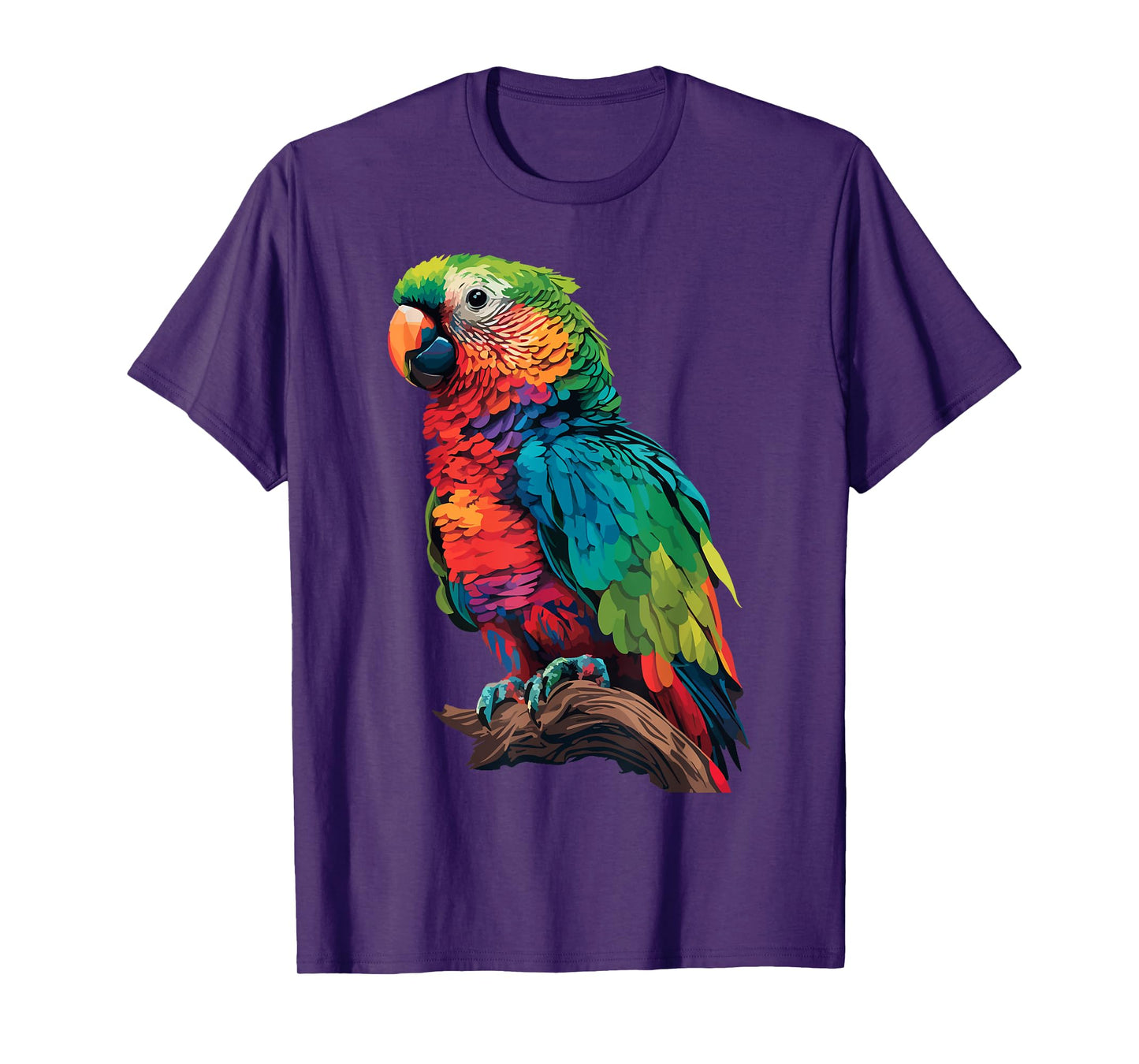 Colorful Parrot Watercolor T-Shirt