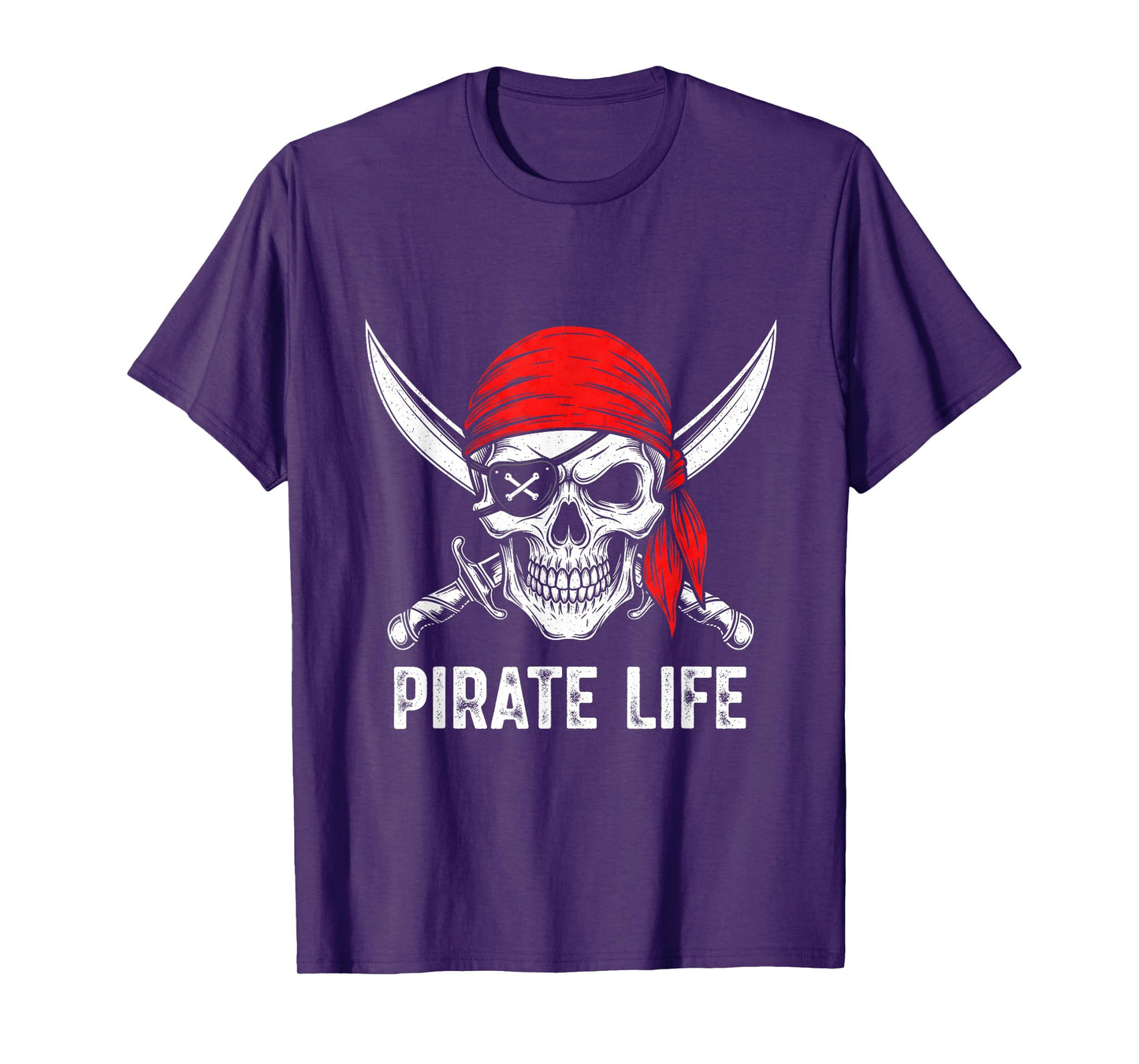 Halloween Skull Pirate of The Caribbean Costume Men Women T-Shirt