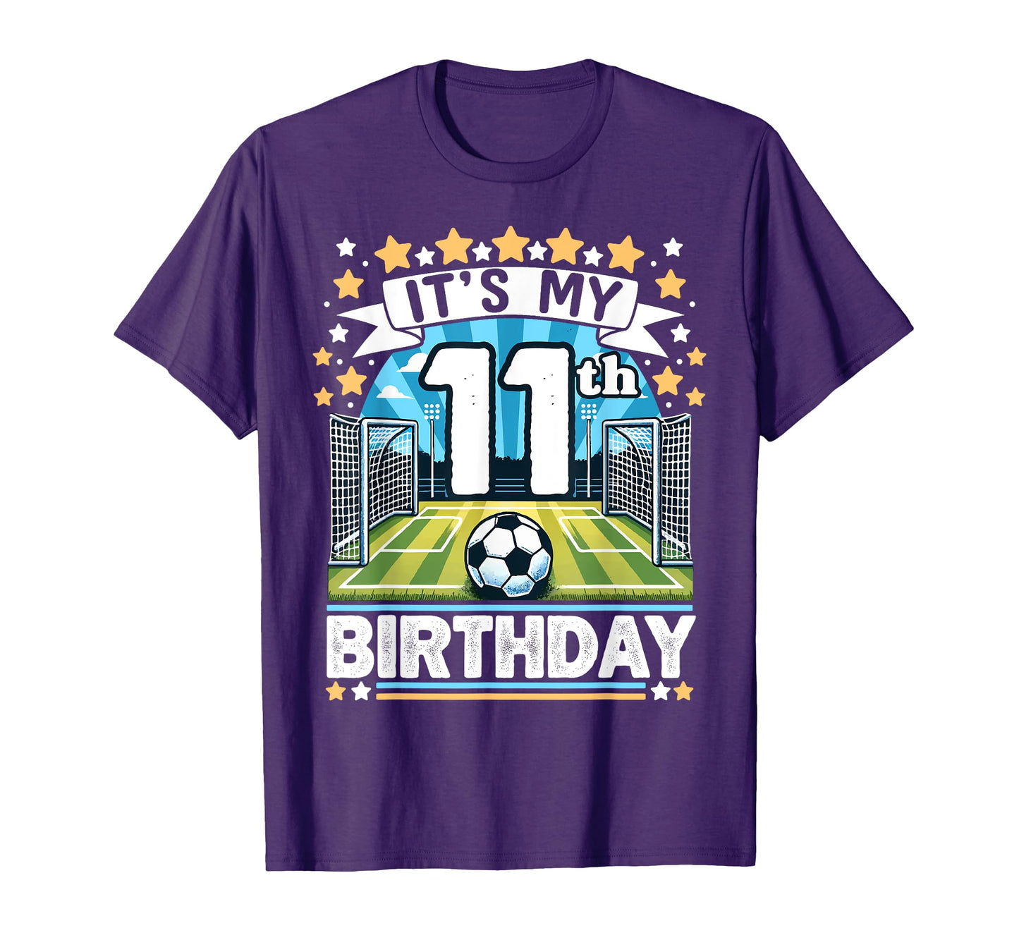 It's My 11th Birthday Soccer Football 11 Years Boy Player T-Shirt