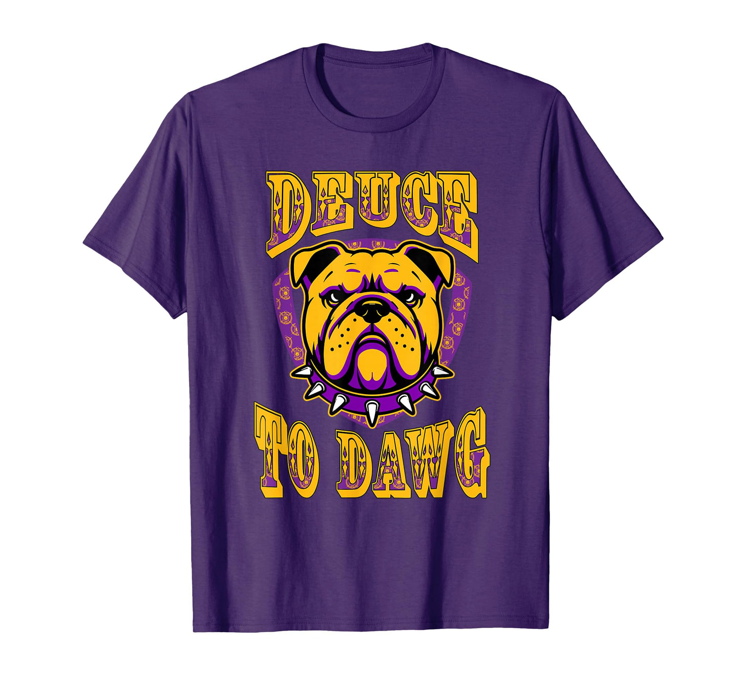 AMAZIGREEK Omega Psi Phi Fraternity Paraphernalia, Deuce To Dawg T-Shirt