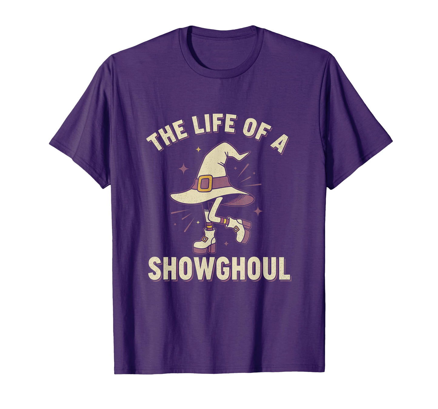 The Life of a Showghoul Creepy Retro Vintage Design T-Shirt