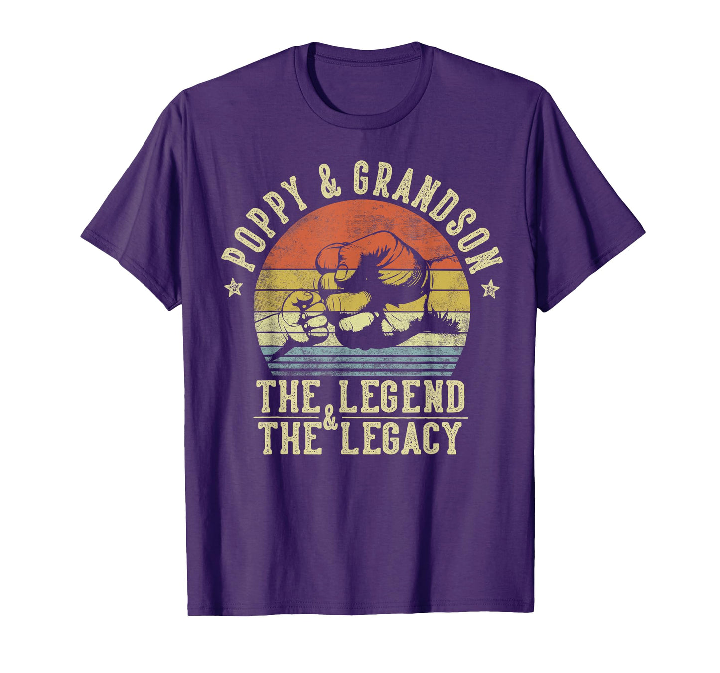 Poppy and Grandson The Legend And The Legacy Gifts Poppy T-Shirt