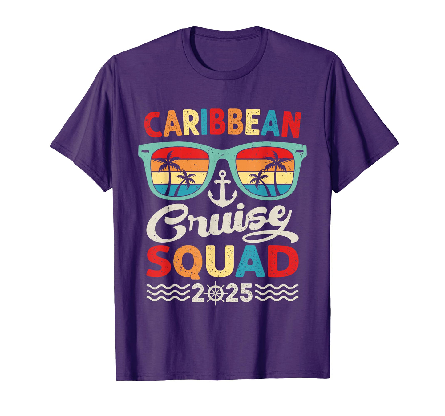 Caribbean Cruise Squad 2025 Family Vacation Trip Matching T-Shirt