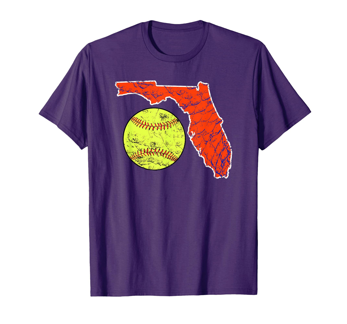 Sunshine State of Florida Softball T-Shirt