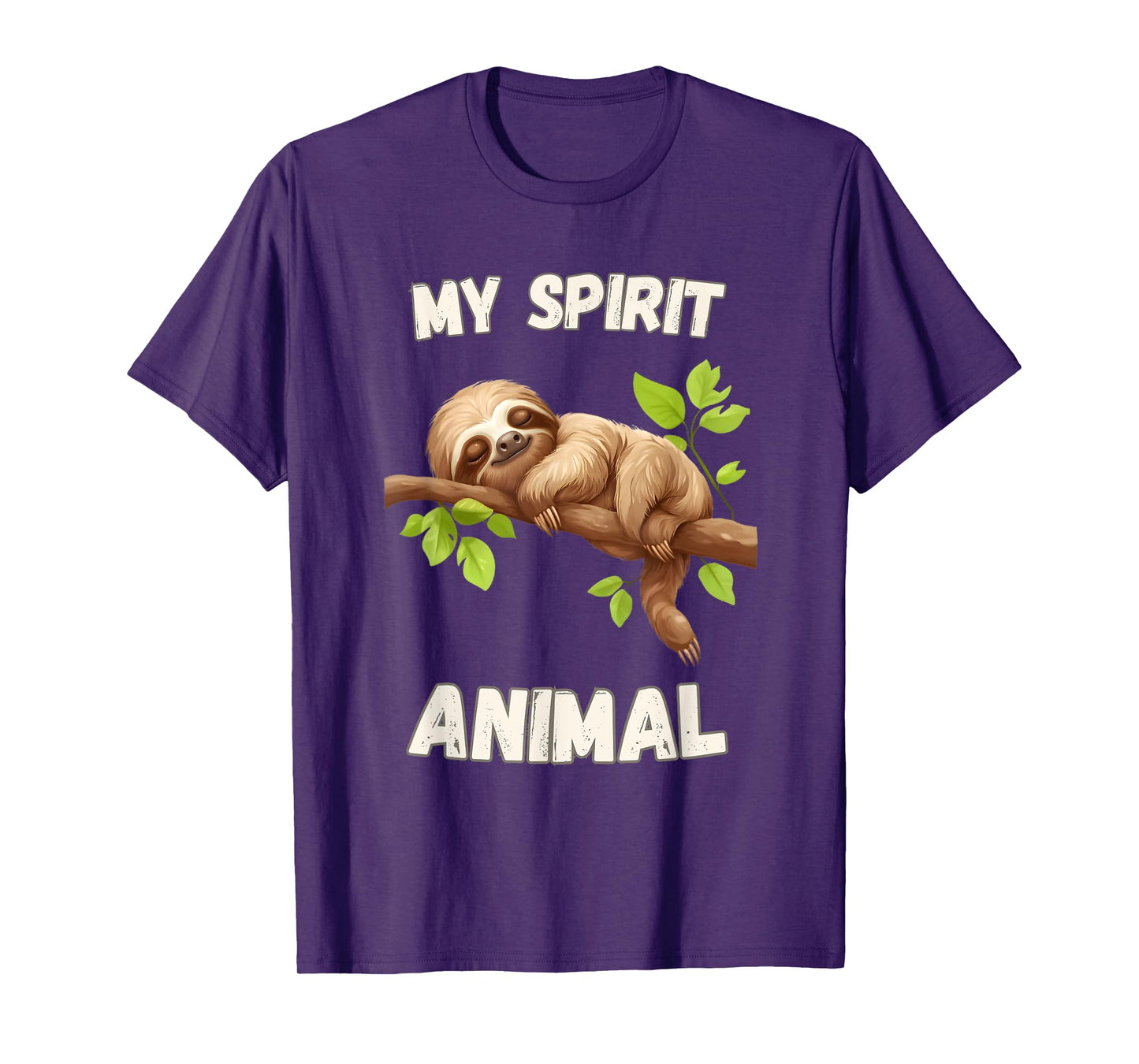 Sloth Is My Spirit Animal - Lazy Napping Funny Sloth Gift T-Shirt