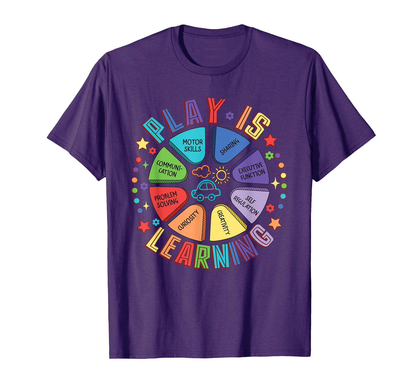 Teacher Life Teaching Back To School Plays Is Learning T-Shirt for Men Women