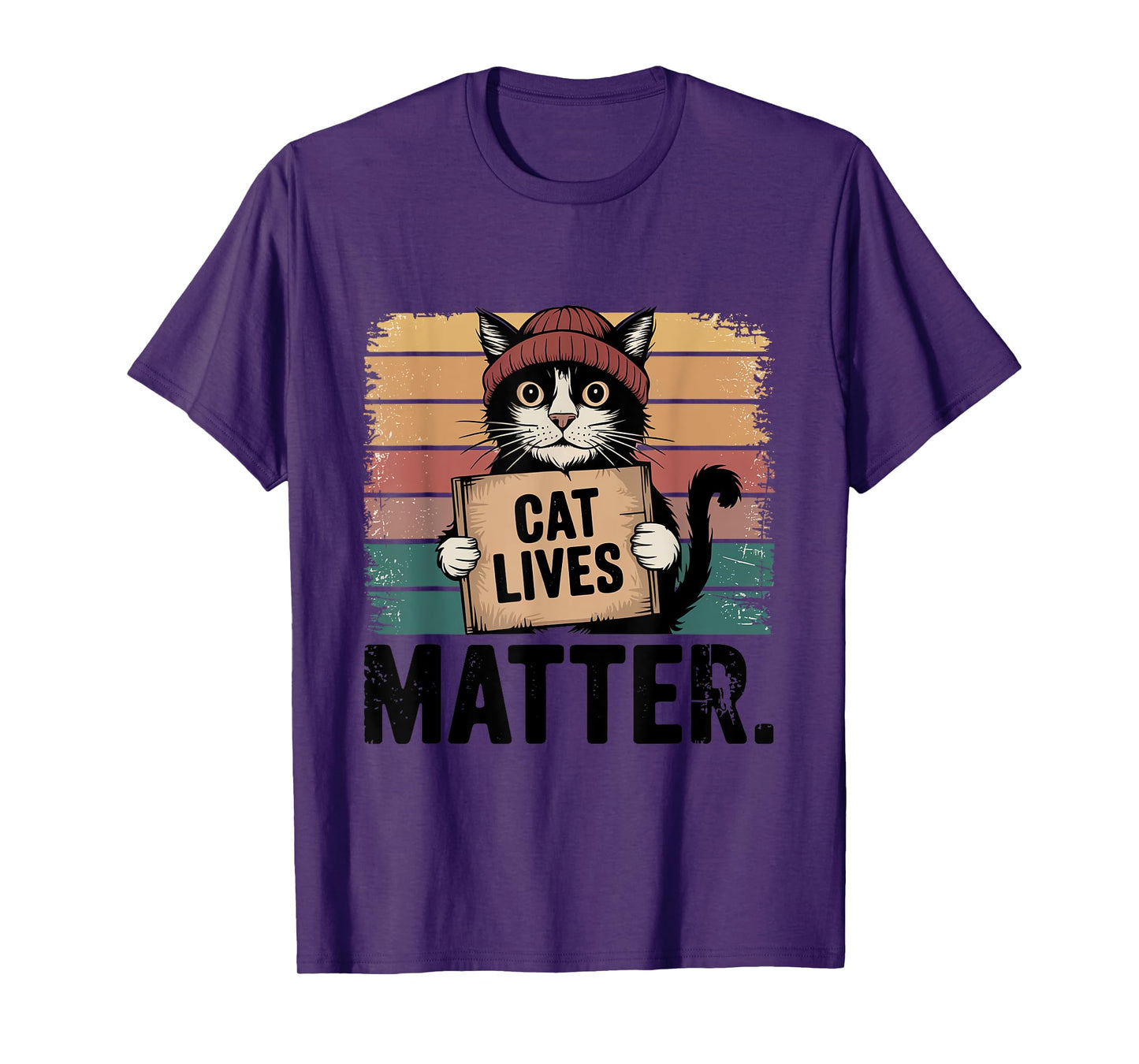 Donald Trump 2024 Cats Lives Matter Please Don't Eat My Cat Men Women T-Shirt