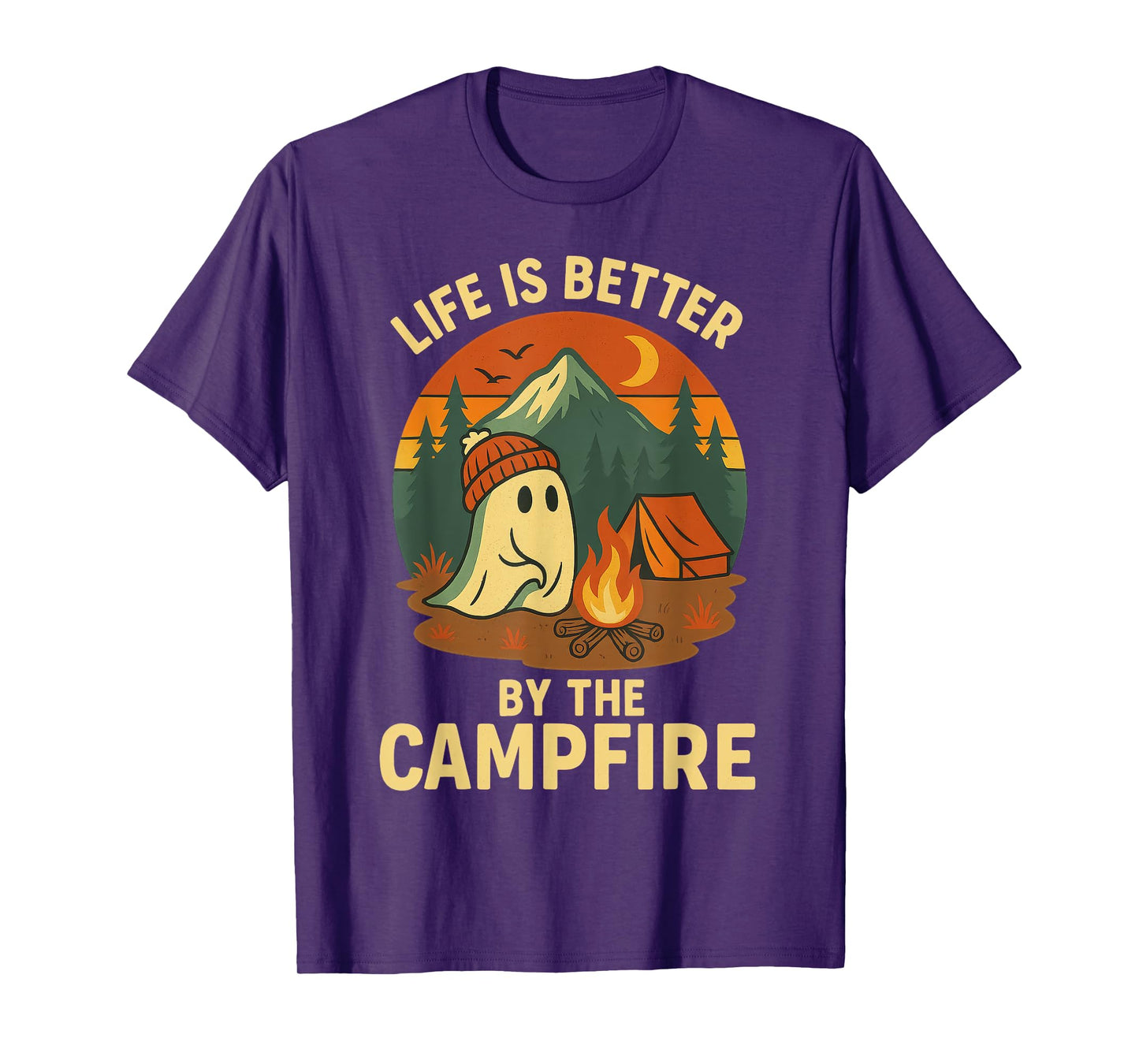 Campfire: Life Is Better by the Campfire Camp T-Shirt