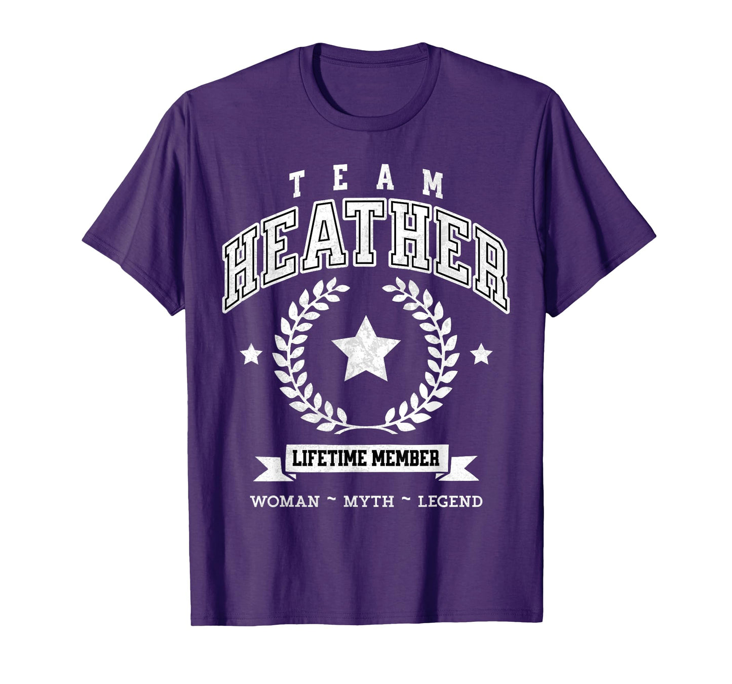 Team Heather Lifetime Member Funny Name Support T-Shirt