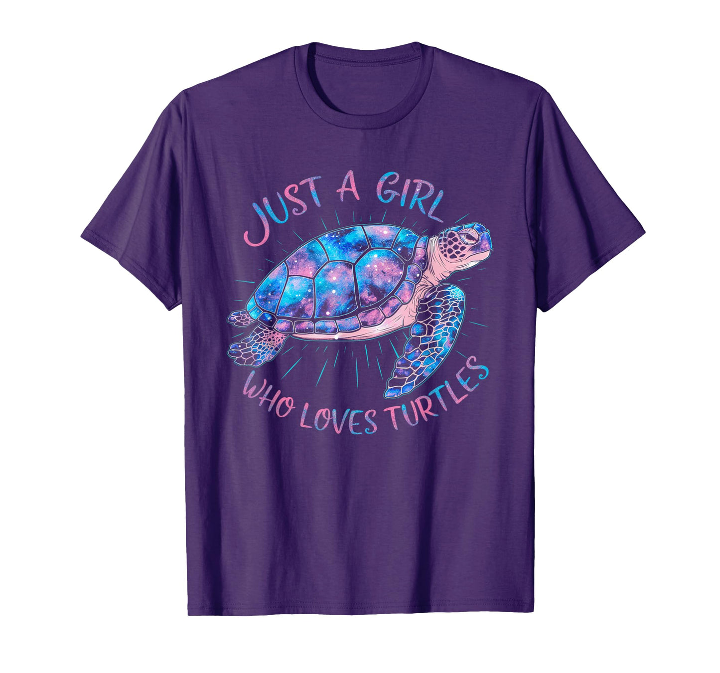 Just A Girl Who Loves Turtles Cute Turtle Lover Conservation T-Shirt
