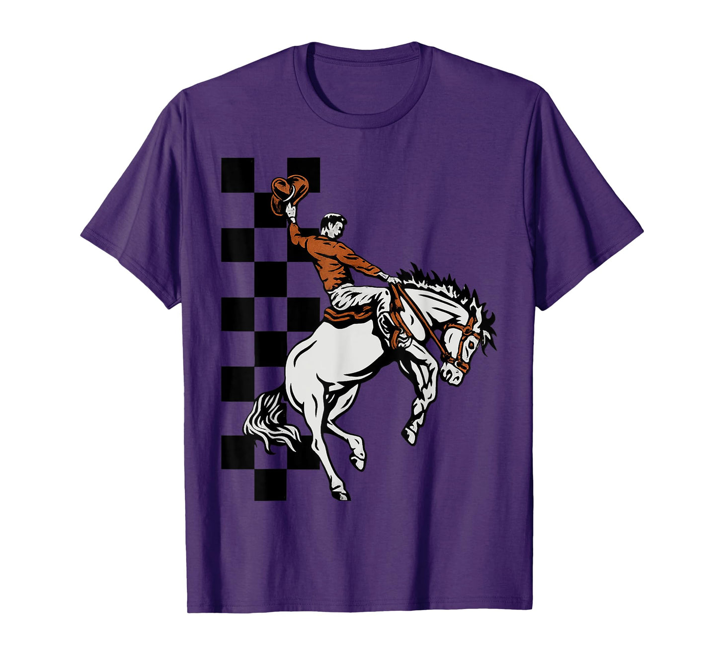 Cowboy Bronc Rider Rodeo Western Gift for Men Women Kids T-Shirt