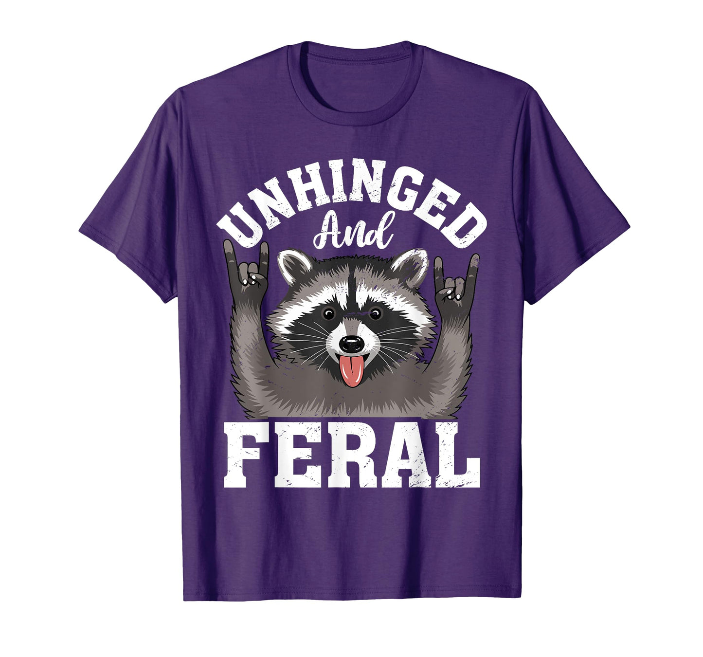 Raccoon Unhinged And Feral Vintage T-Shirt