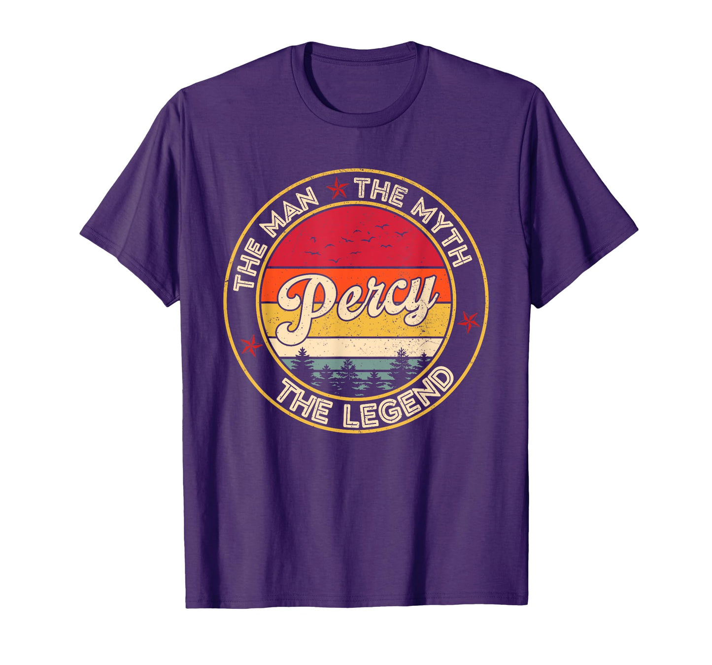Percy The Man The Myth The Legend Personalized Name T-Shirt