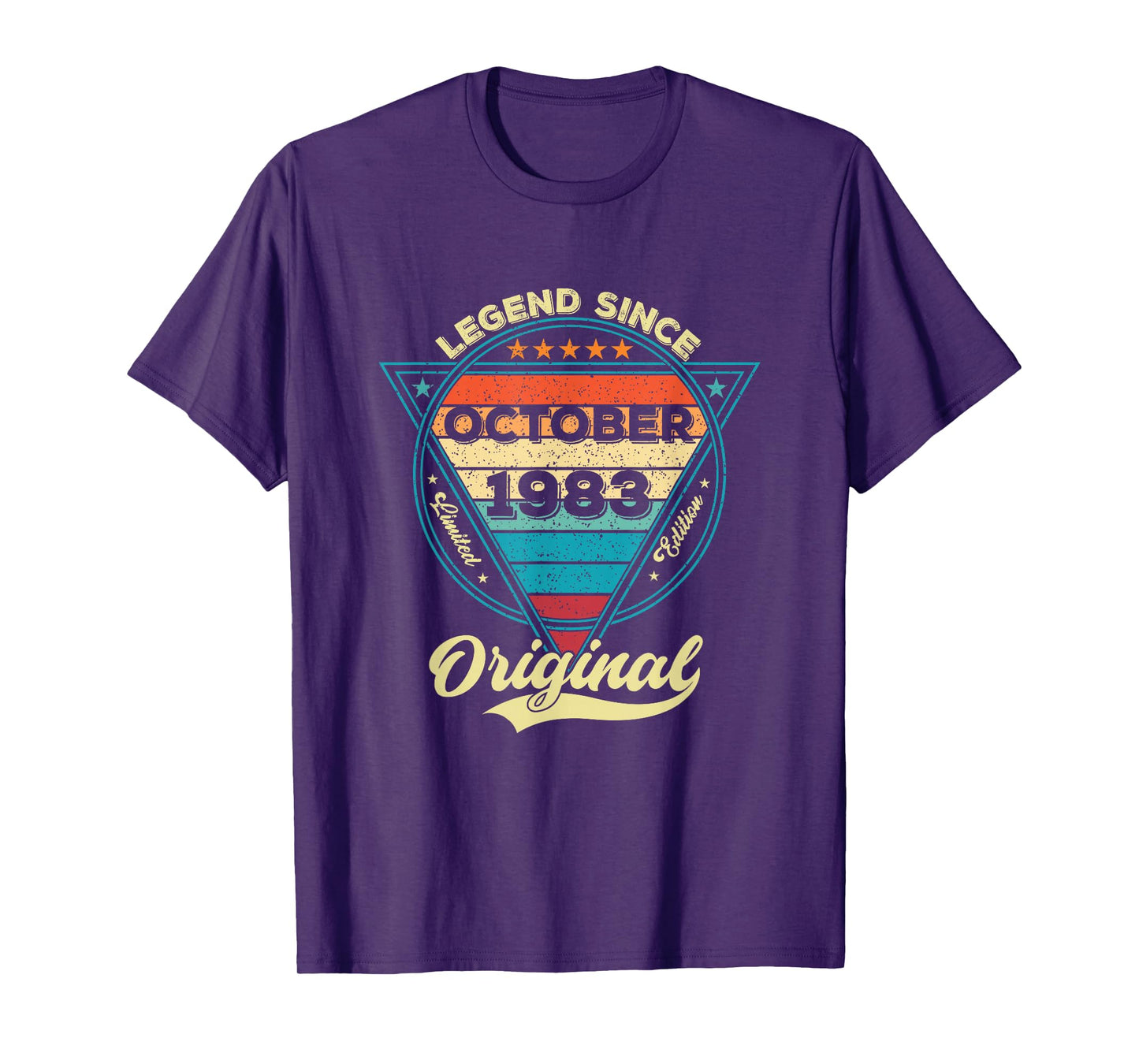 Vintage 42nd Birthday Legend Since October 1983 T-Shirt