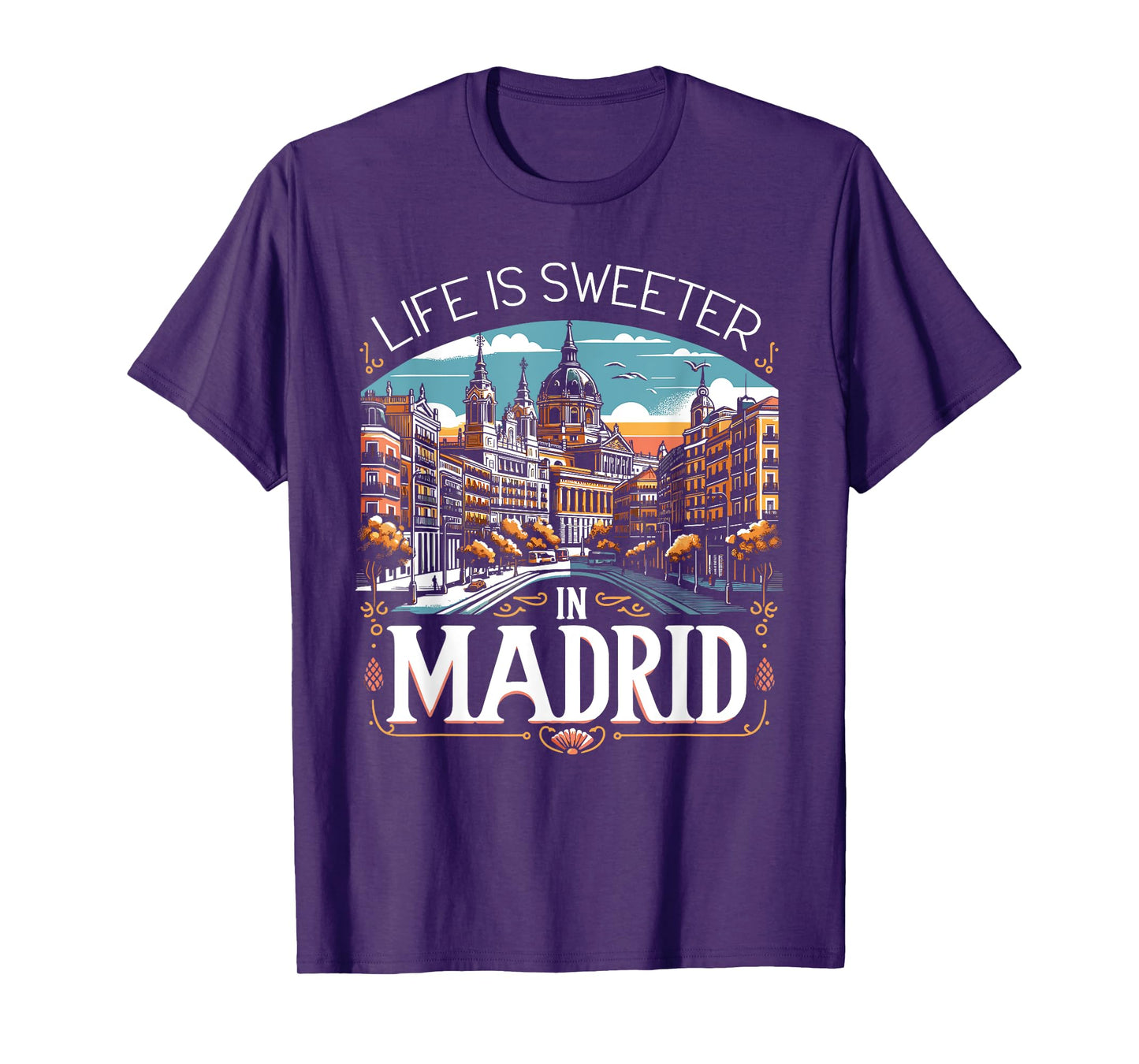Madrid Spain Travel Vacation Europe I Love Madrid T-Shirt