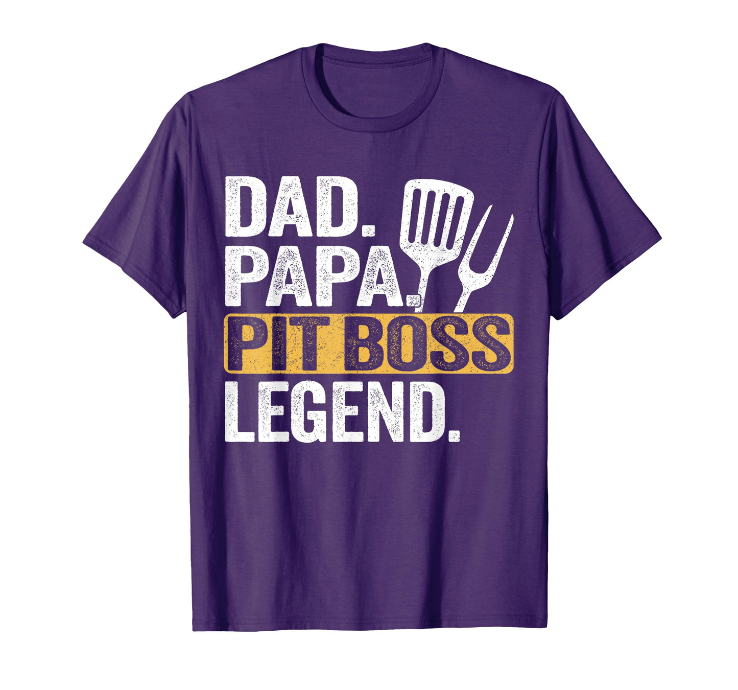Daddy Papa Pit Boss Legend Funny Retro T-Shirt