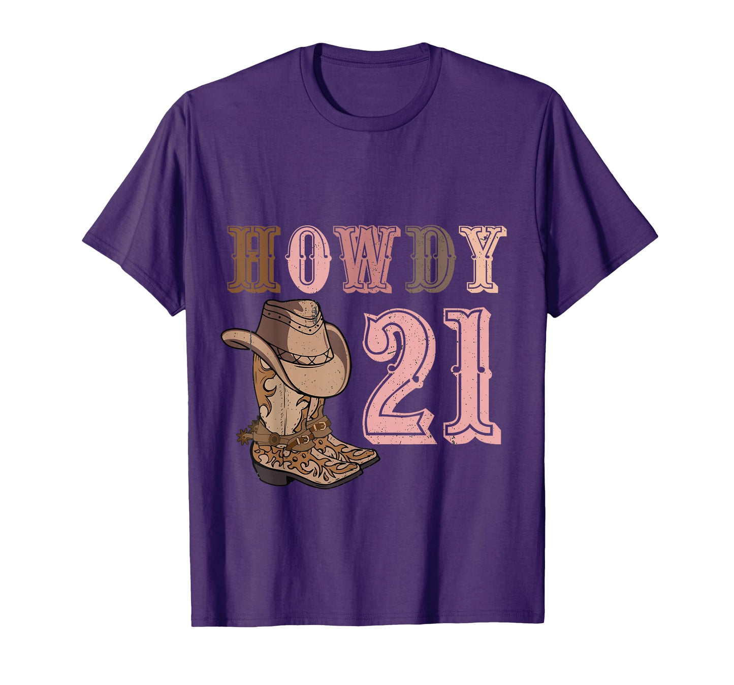 21st Birthday Howdy Birthday 2024 Western 21st Birthday T-Shirt