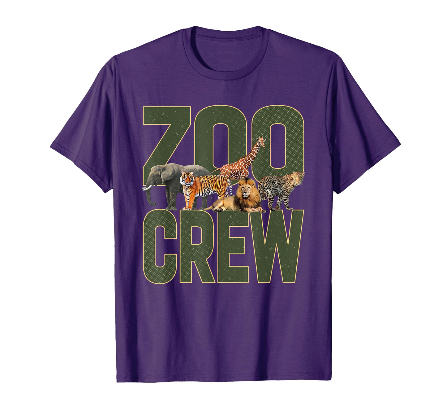 Zoo Crew Safari Animals Wildlife Animal Wild Men Women Kids T-Shirt