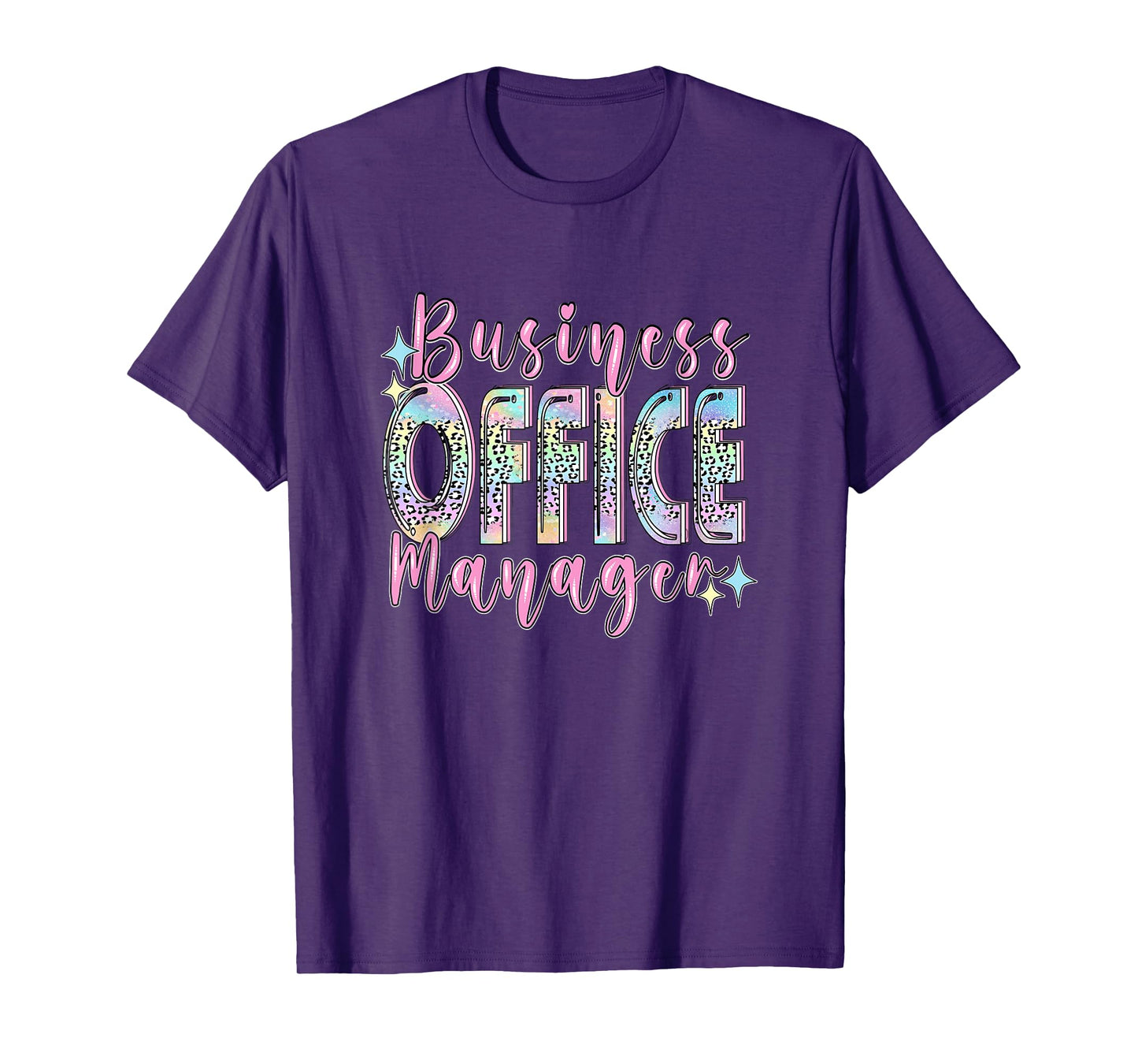 Business Office Manager Funny Front Teamwork Regional Squad T-Shirt