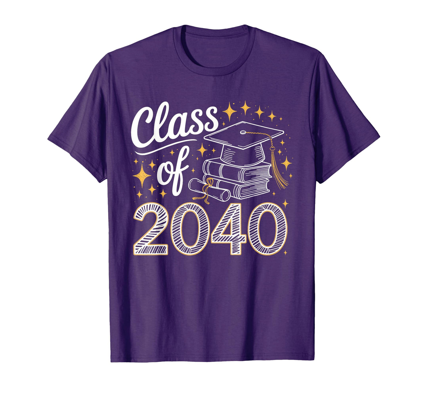Class of 2040 First Day of Kindergarten Graduation Humor T-Shirt