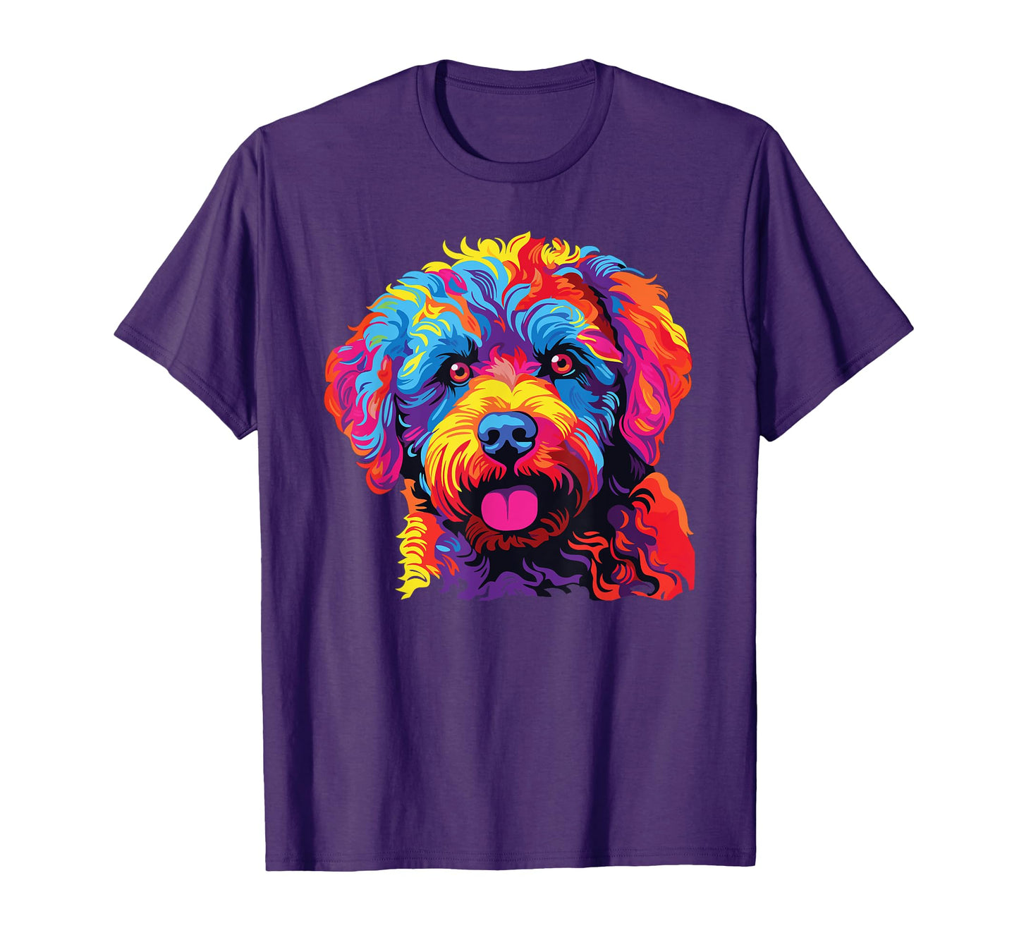 Watercolor Colorful Lagotto Romagnolo Dogs T-Shirt