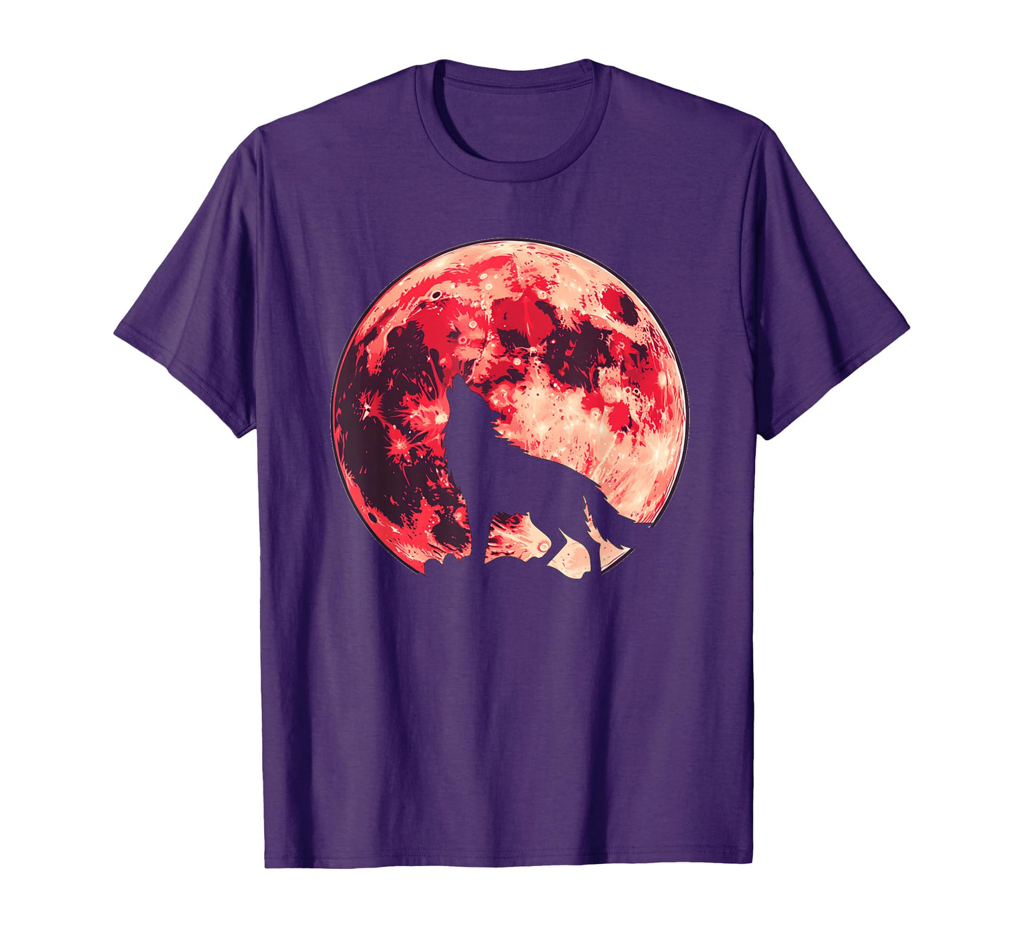 Wolf Howling at The Moon Wolf Wildlife Lovers T-Shirt