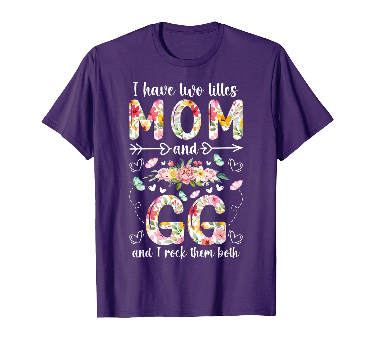 Mom And GG Grandma GG Grandmother T-Shirt