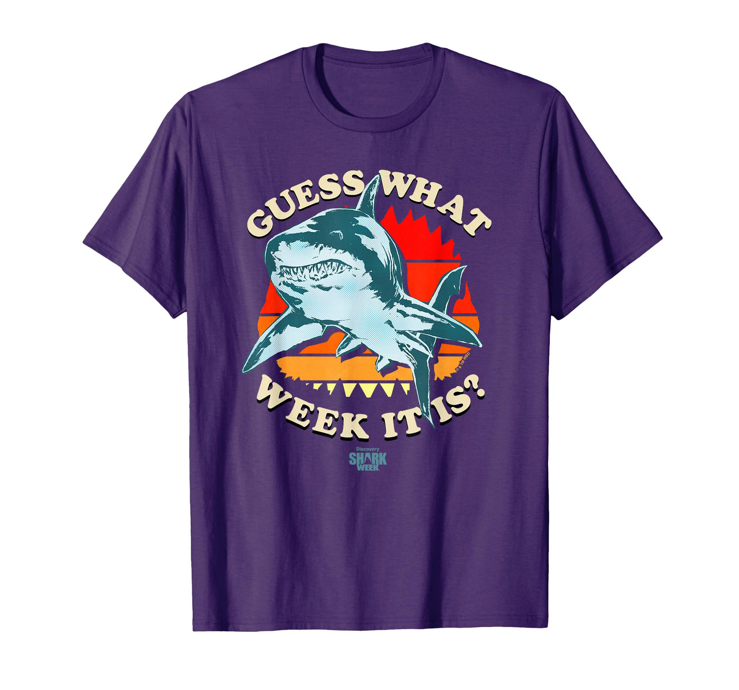 Shark Week Officially Licensed Guess The Week T-Shirt