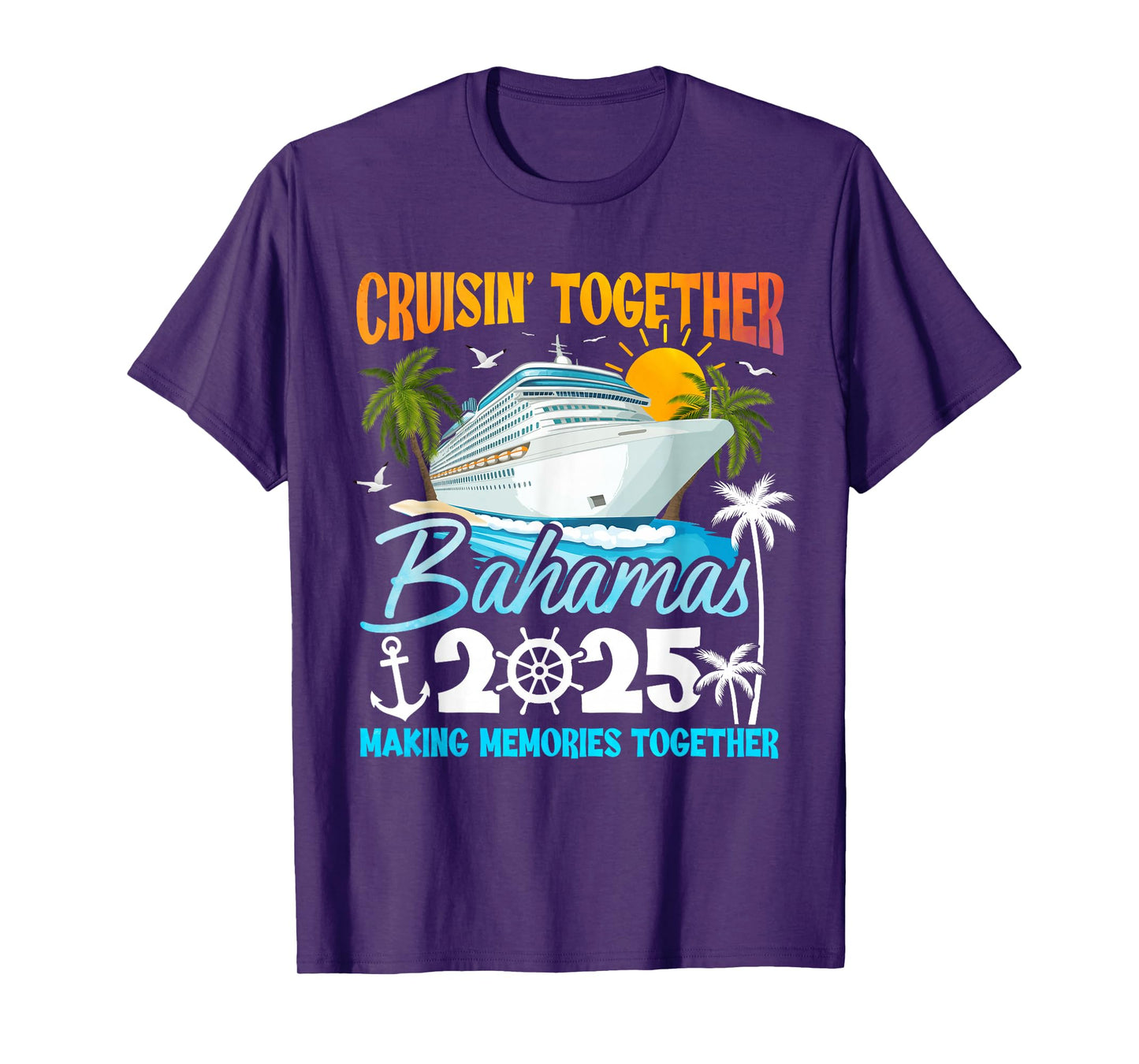 Bahamas Cruise 2025 Family Cruise Trip Squad Group Vacation T-Shirt