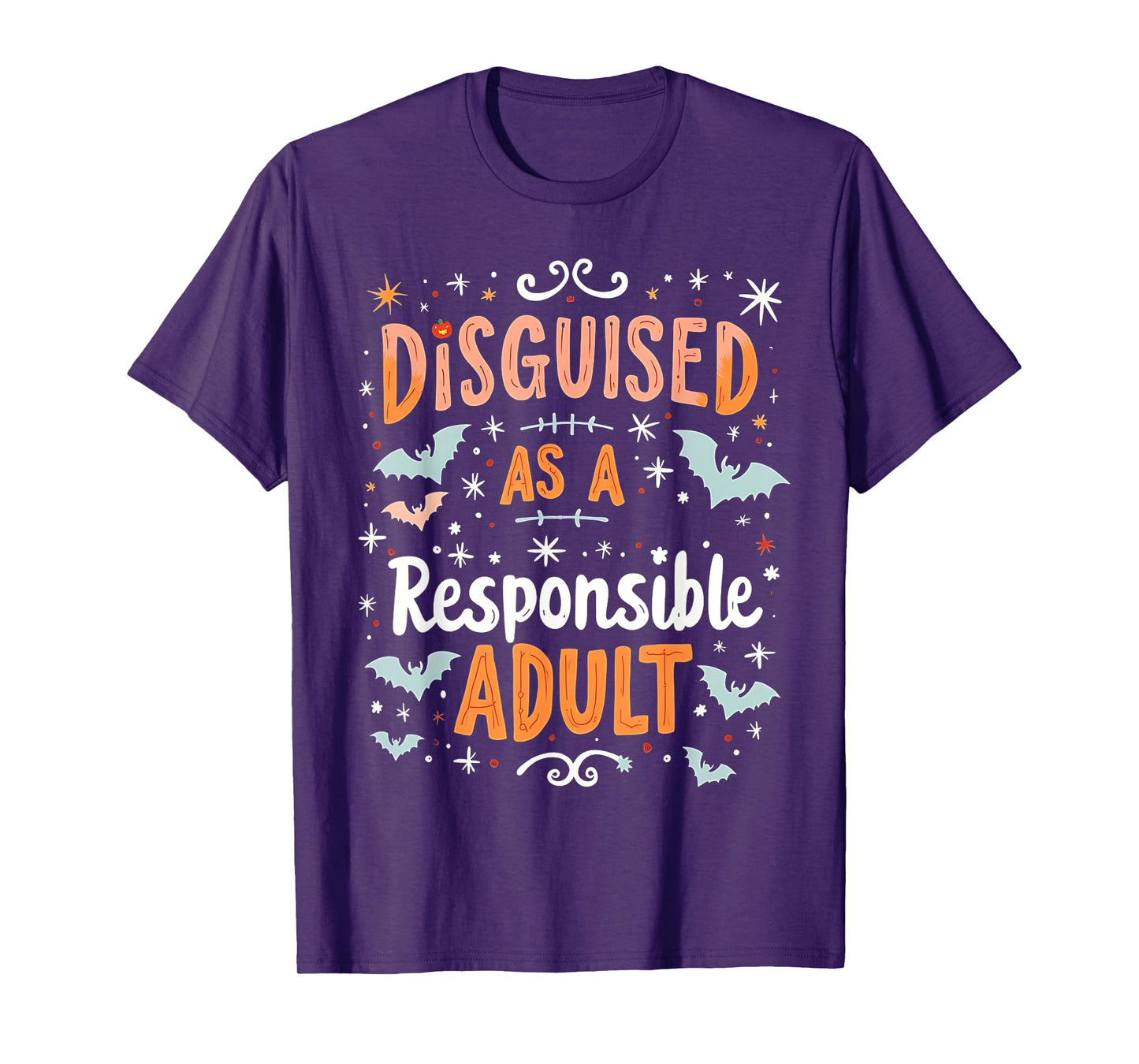 Funny Halloween Costume Disguised As A Responsible Adult T-Shirt