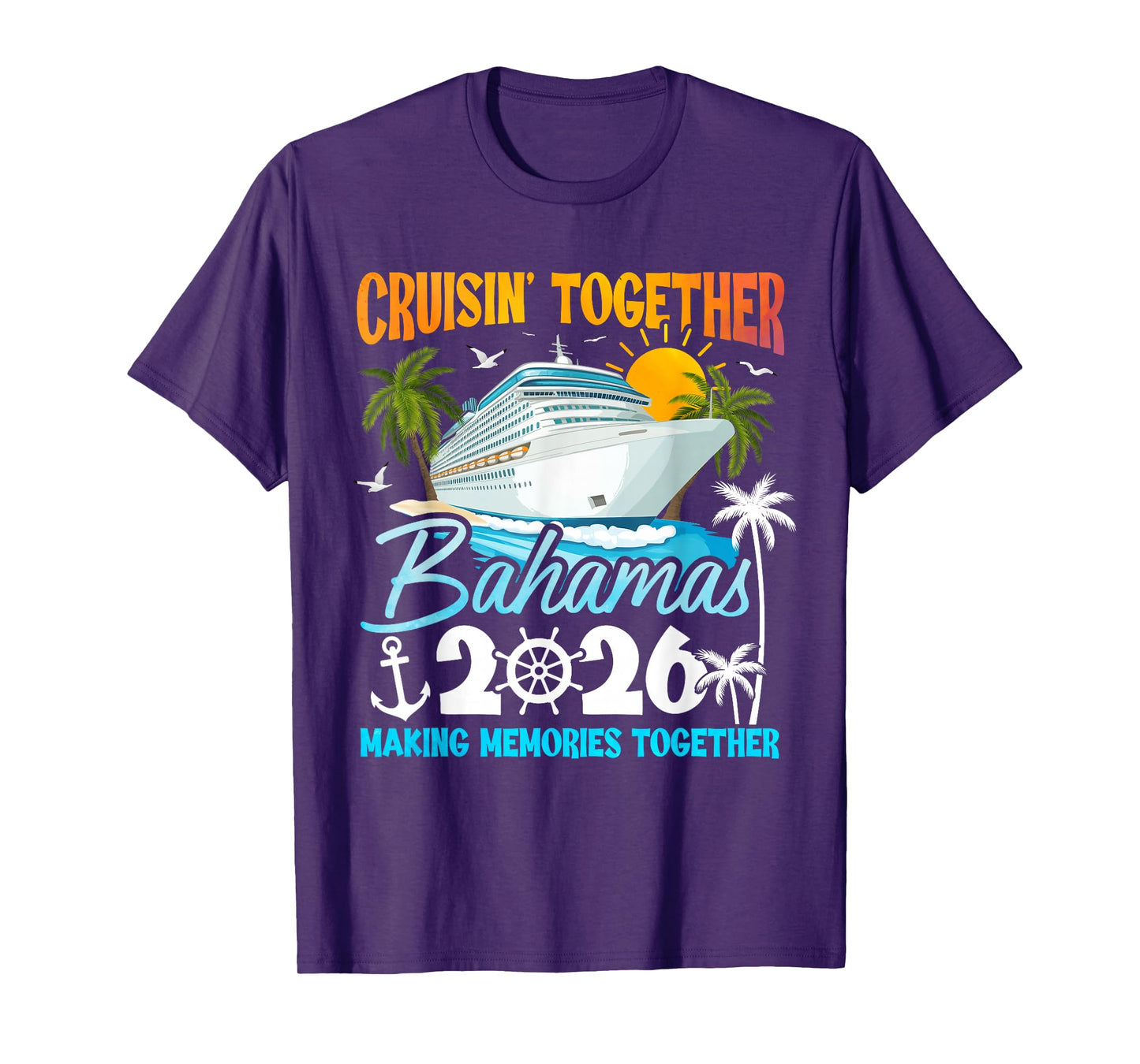 Bahamas Cruise 2026 Family Cruise Trip Squad Group Vacation T-Shirt