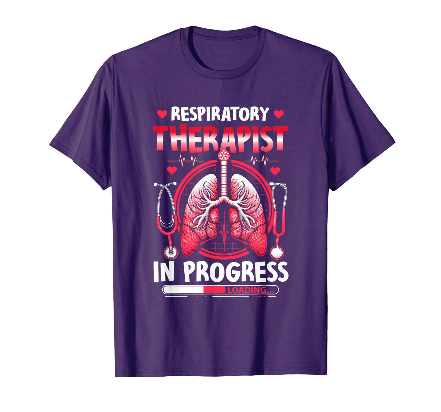 Respiratory Therapist In Progress Future RT RRT Student T-Shirt